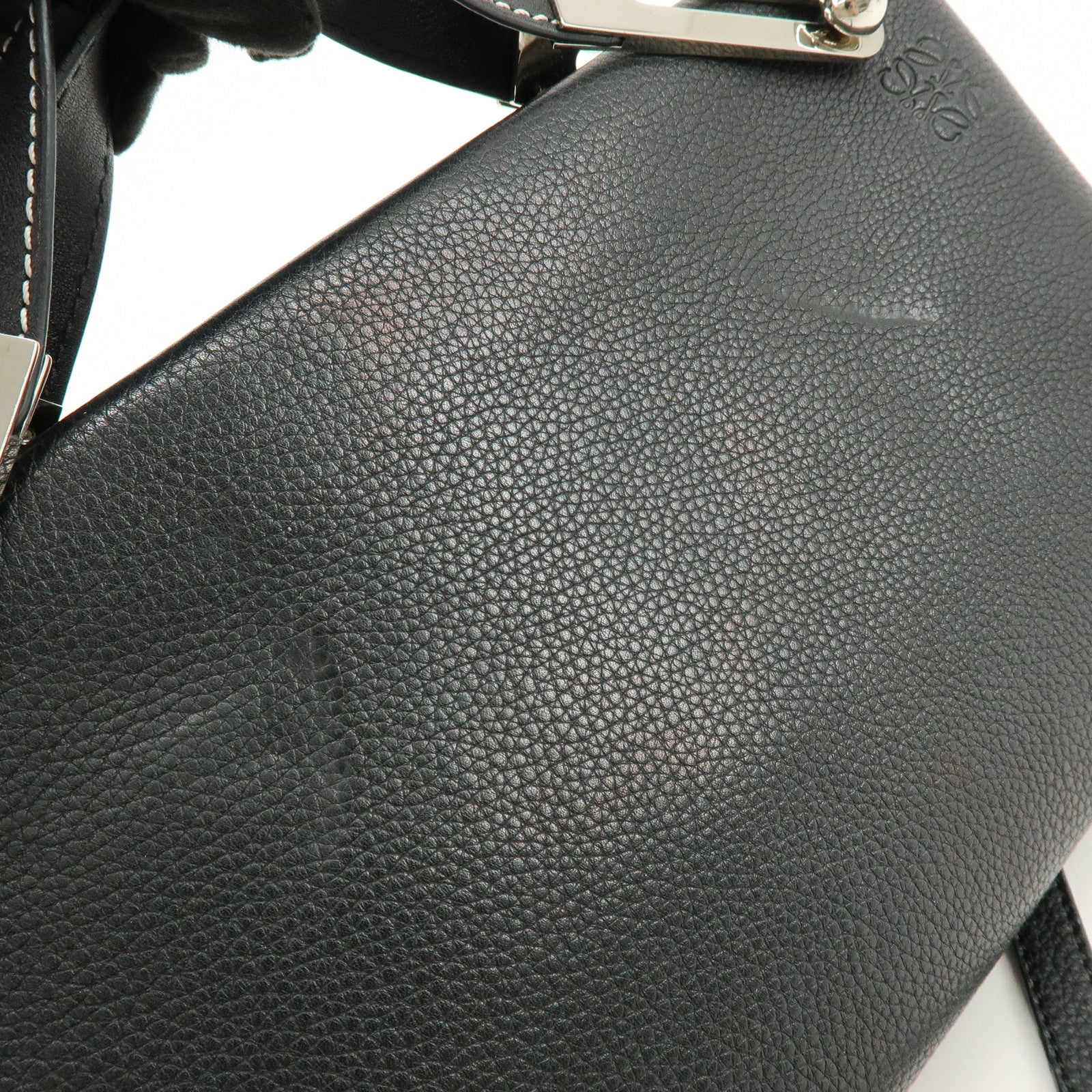 LOEWE Anagram Missy Small Calf Leather 2Way Bag Shoulder Bag Black