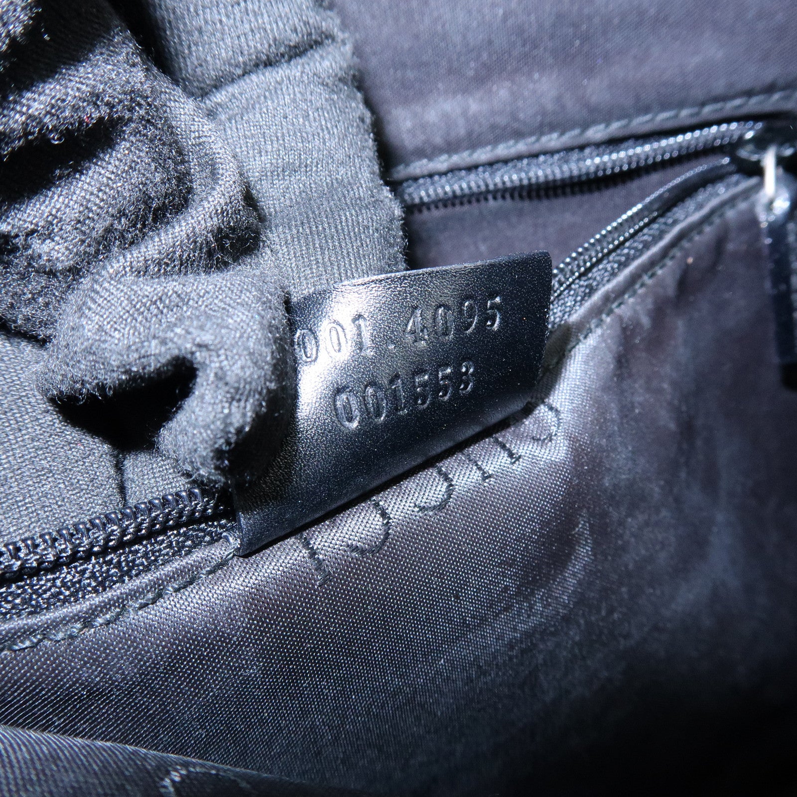 GUCCI GG Canvas Leather Shoulder Bag Black 001・4095・001553