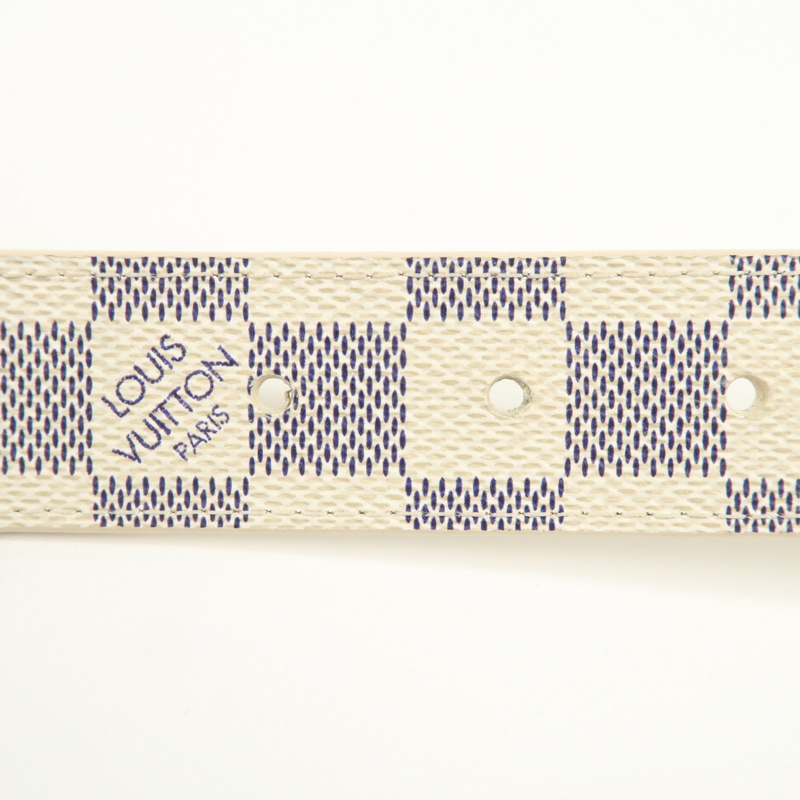 Louis Vuitton Damier Azur Ceinture Canvas Belt 85/34 M9678