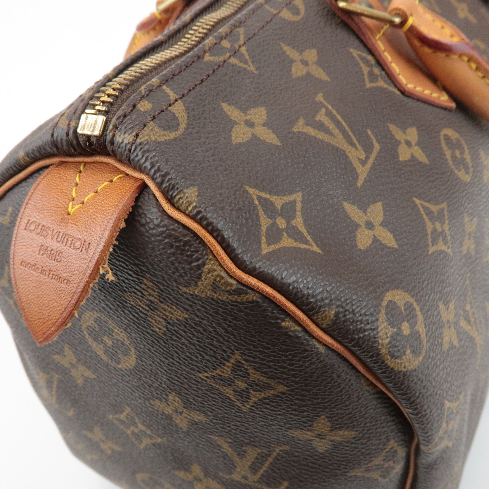 Louis Vuitton Monogram Speedy 30 Hand Bag Boston Bag M41526 Used