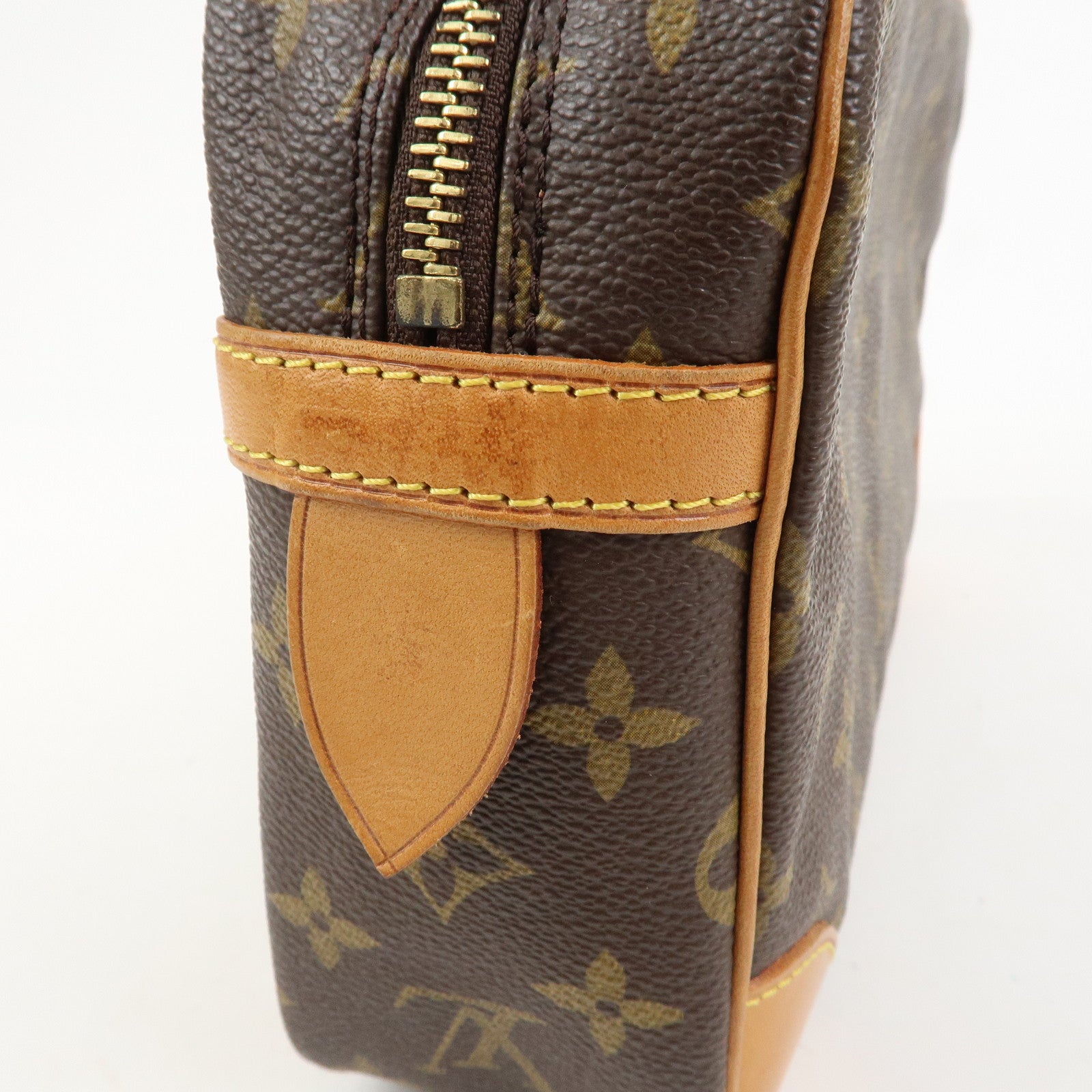 Louis Vuitton Monogram Compiegne 28 Pouch Clutch Bag Brown M51845