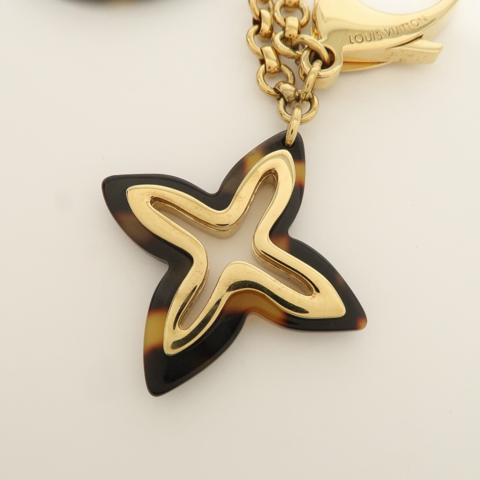 Louis Vuitton Bijou Sac Insolence Bag Charm Gold Brown M65844