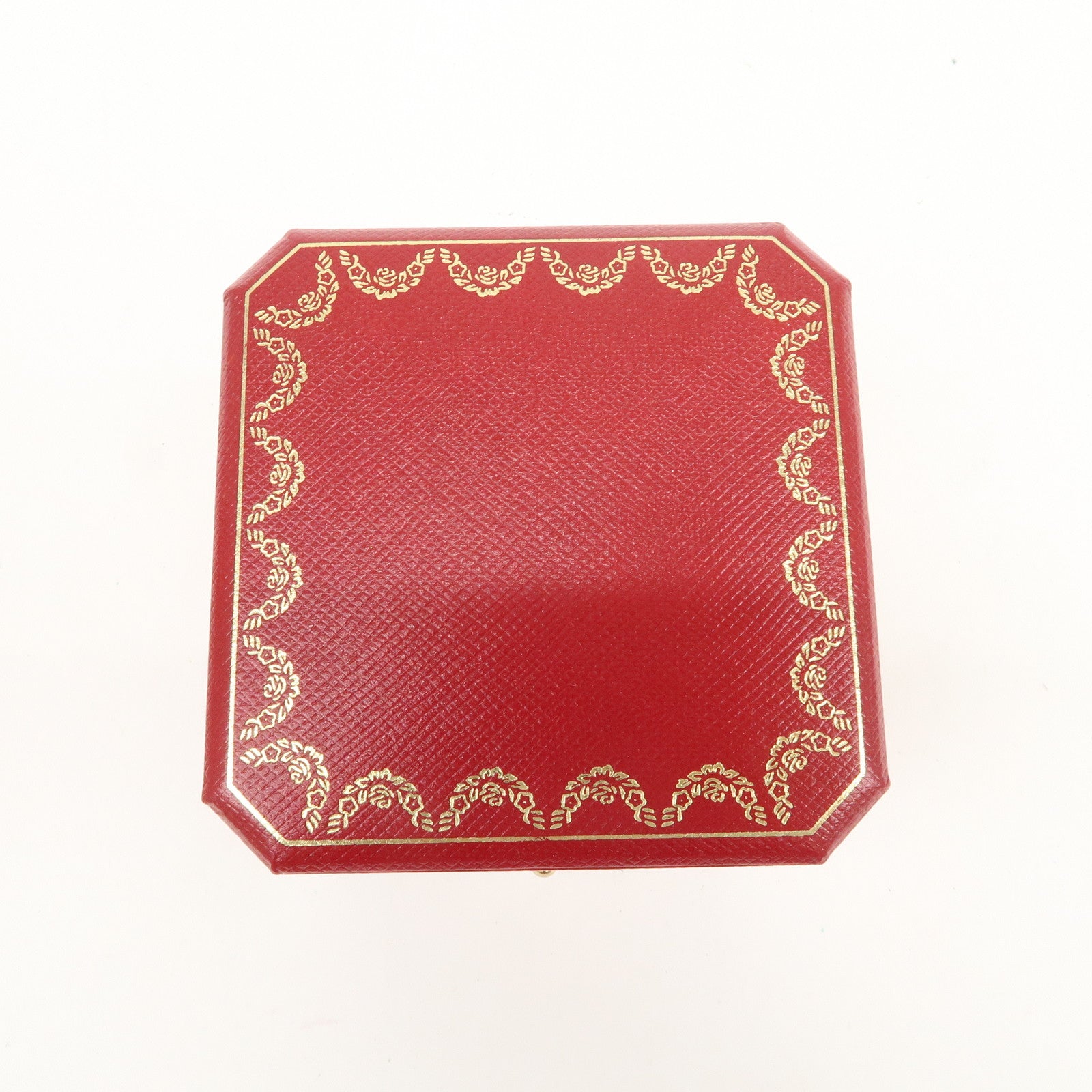 Cartier Set of 5 Jewelry Boxes Ring Boxes Red Gold