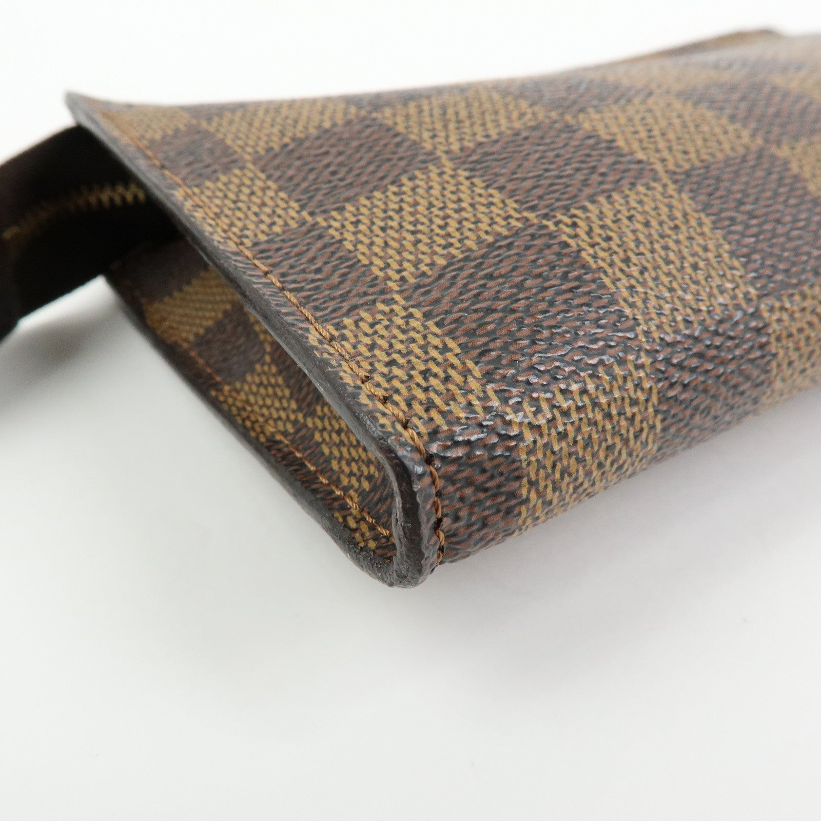 Louis Vuitton Damier Ebene Canvas Marais Bucket Pouch Cosmetic Case