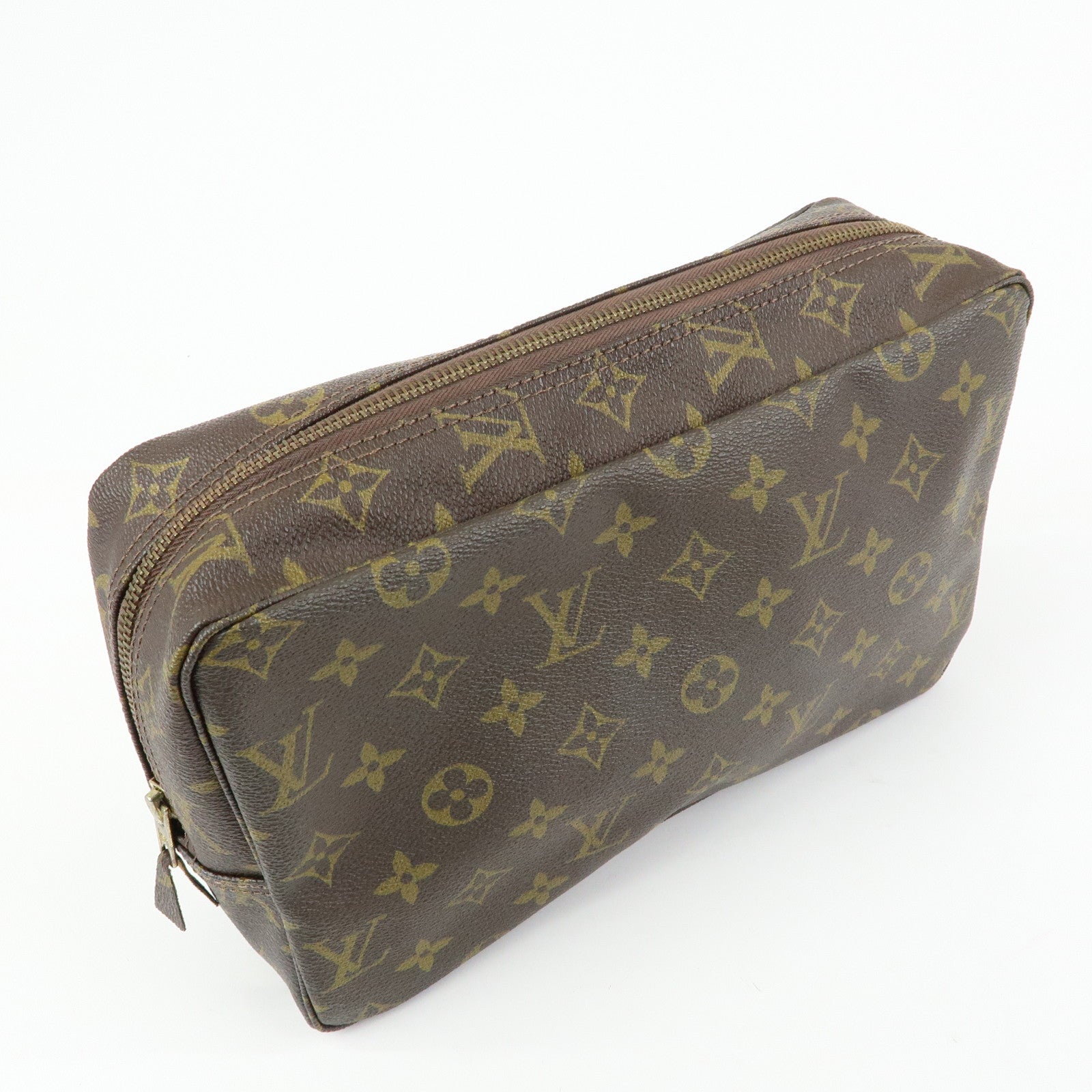 Louis Vuitton Monogram Trousse Toilette 27 Pouch Brown M47522