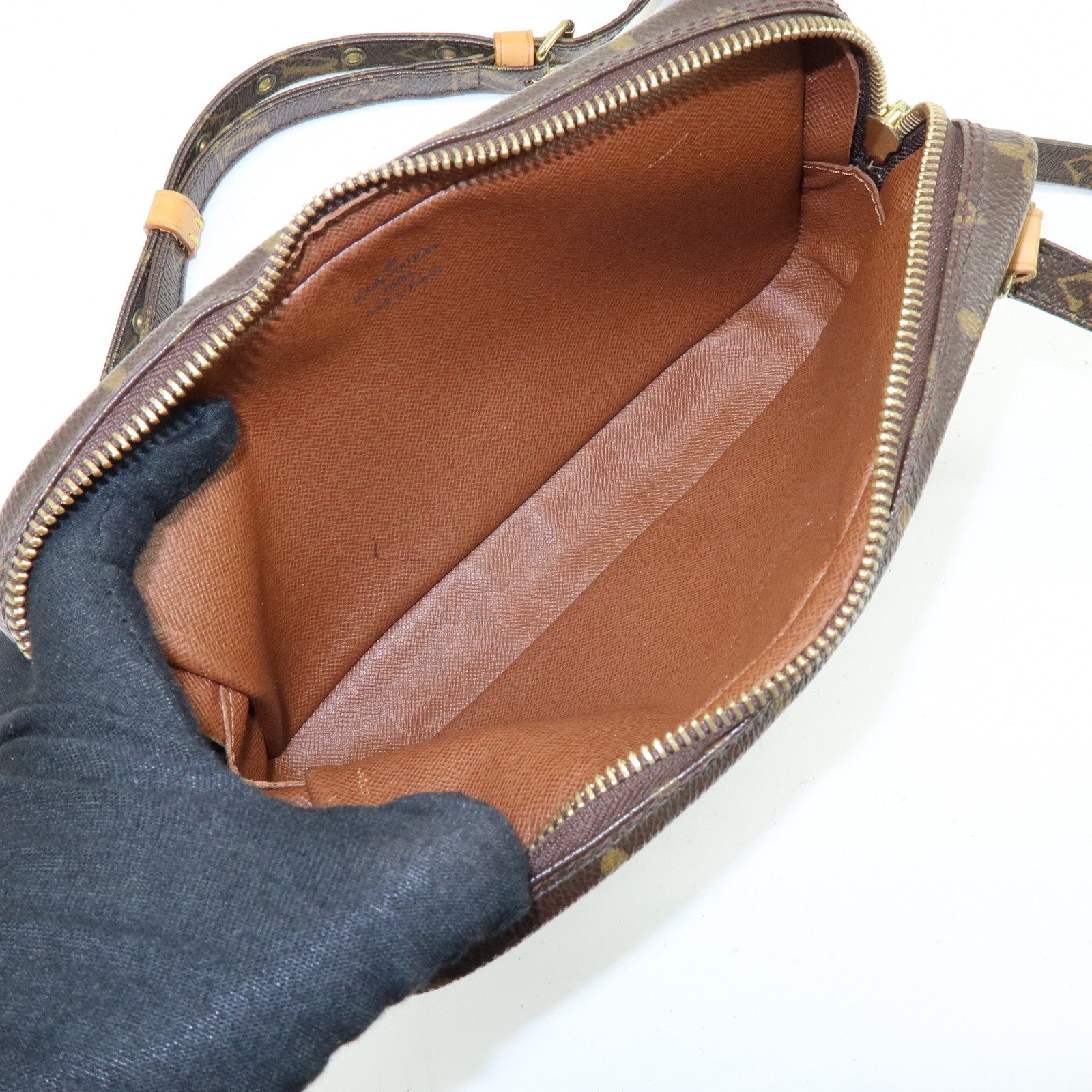 Louis Vuitton Monogram Pochette Marly Bandouliere Bag Brown M51828