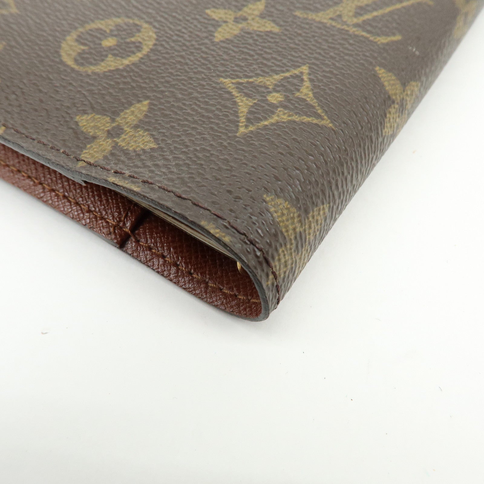 Louis Vuitton Monogram Agenda PM Planner Cover Brown R20005