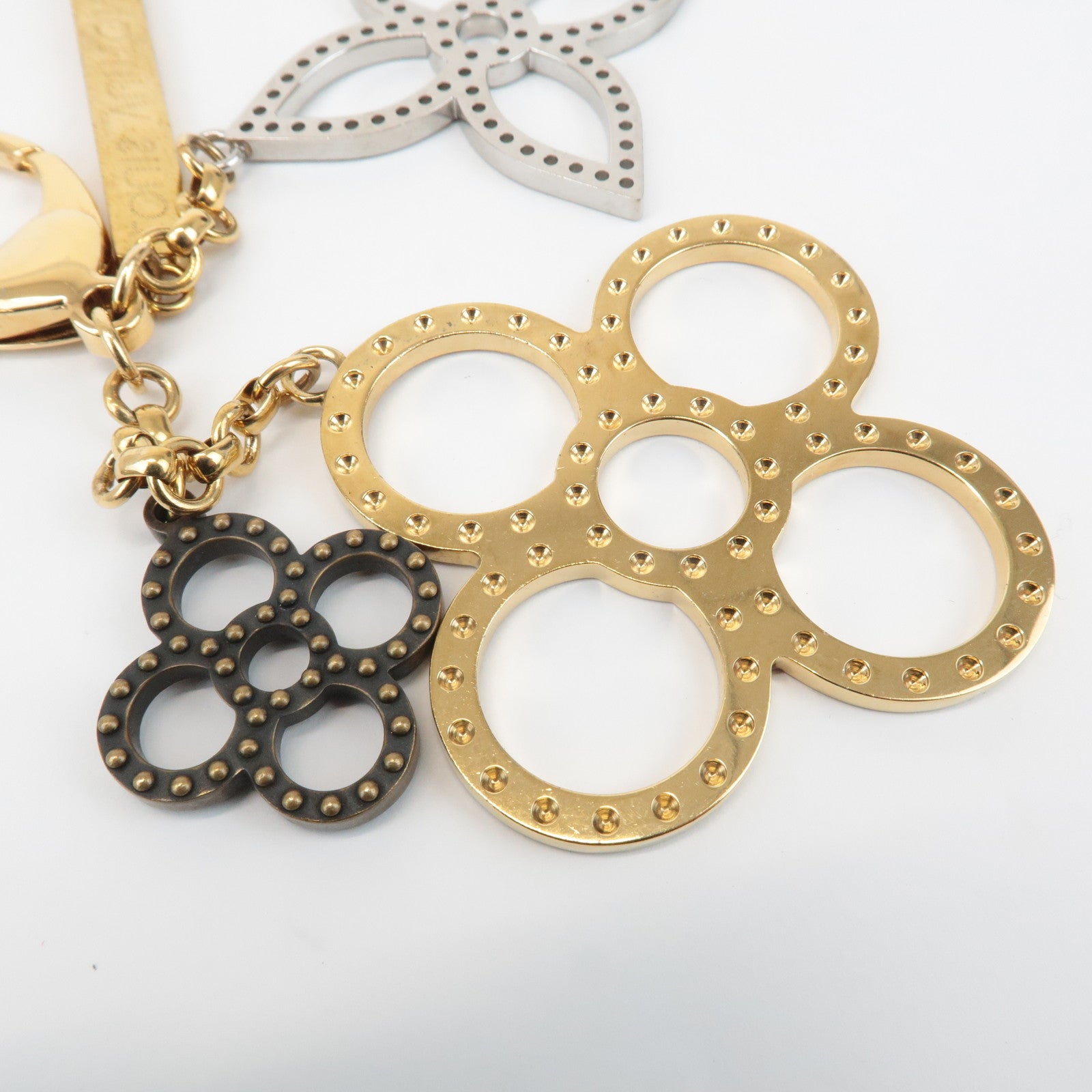 Louis Vuitton Monogram Flower Bijoux Sac Tapage Bag Charm M66350 Used