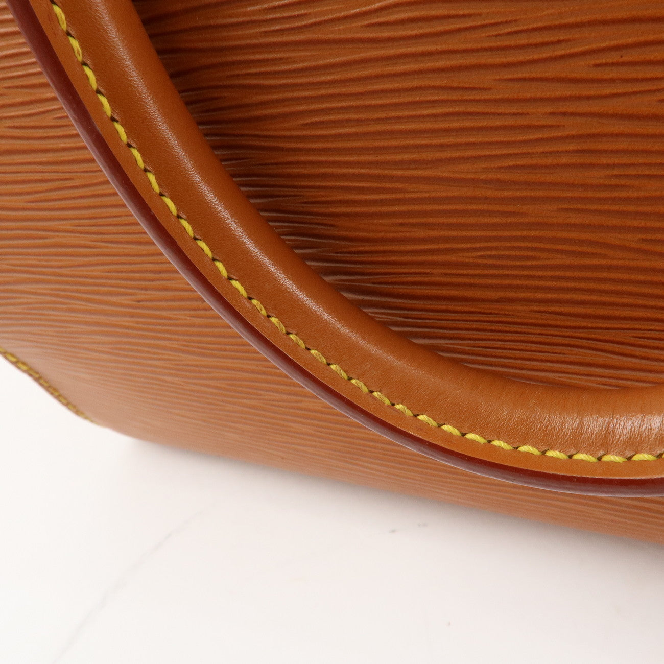 Louis Vuitton Epi Pont Neuf Hand Bag Zipang Gold M52058 Used