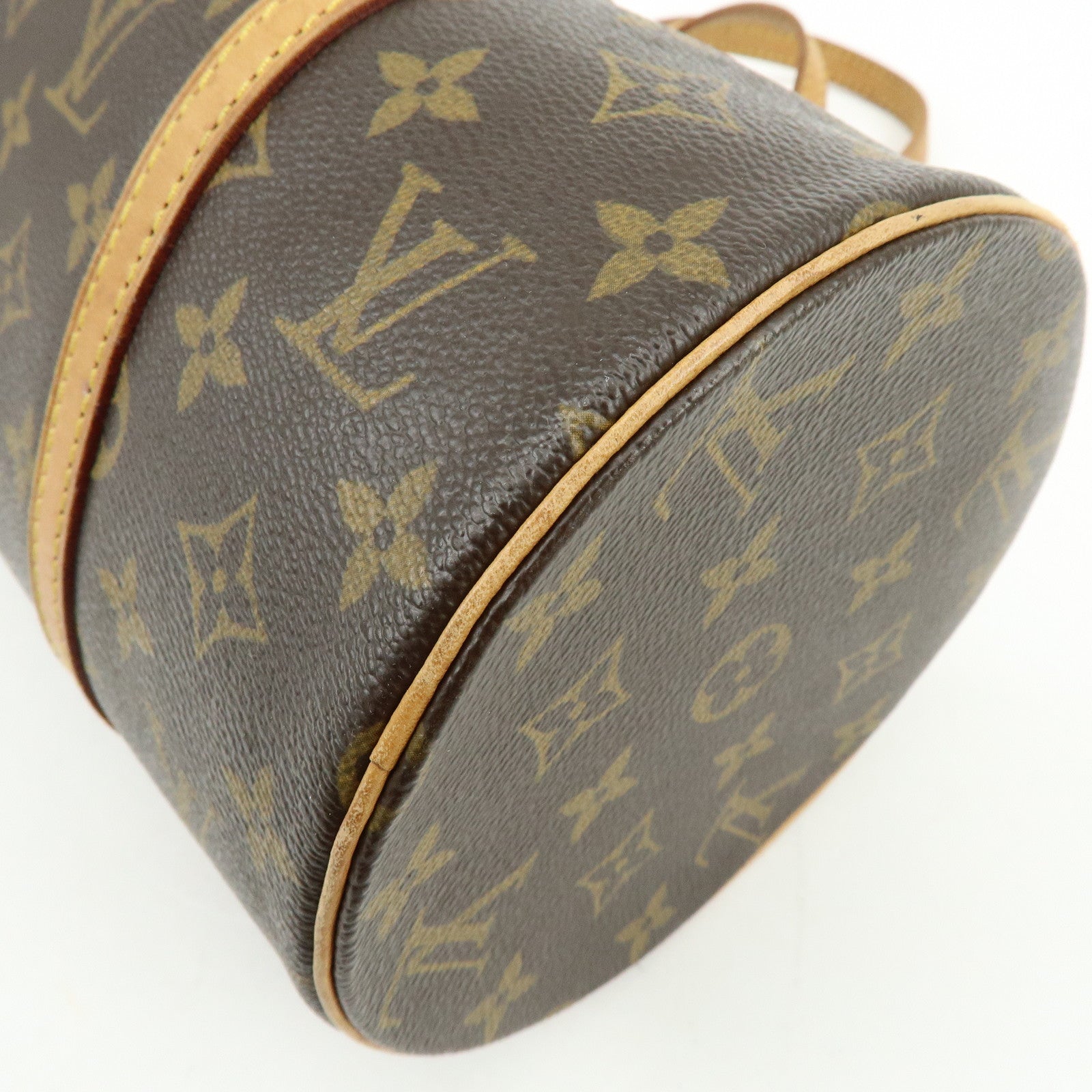 Louis Vuitton Monogram Papillon 30 Hand Bag Brown M51385