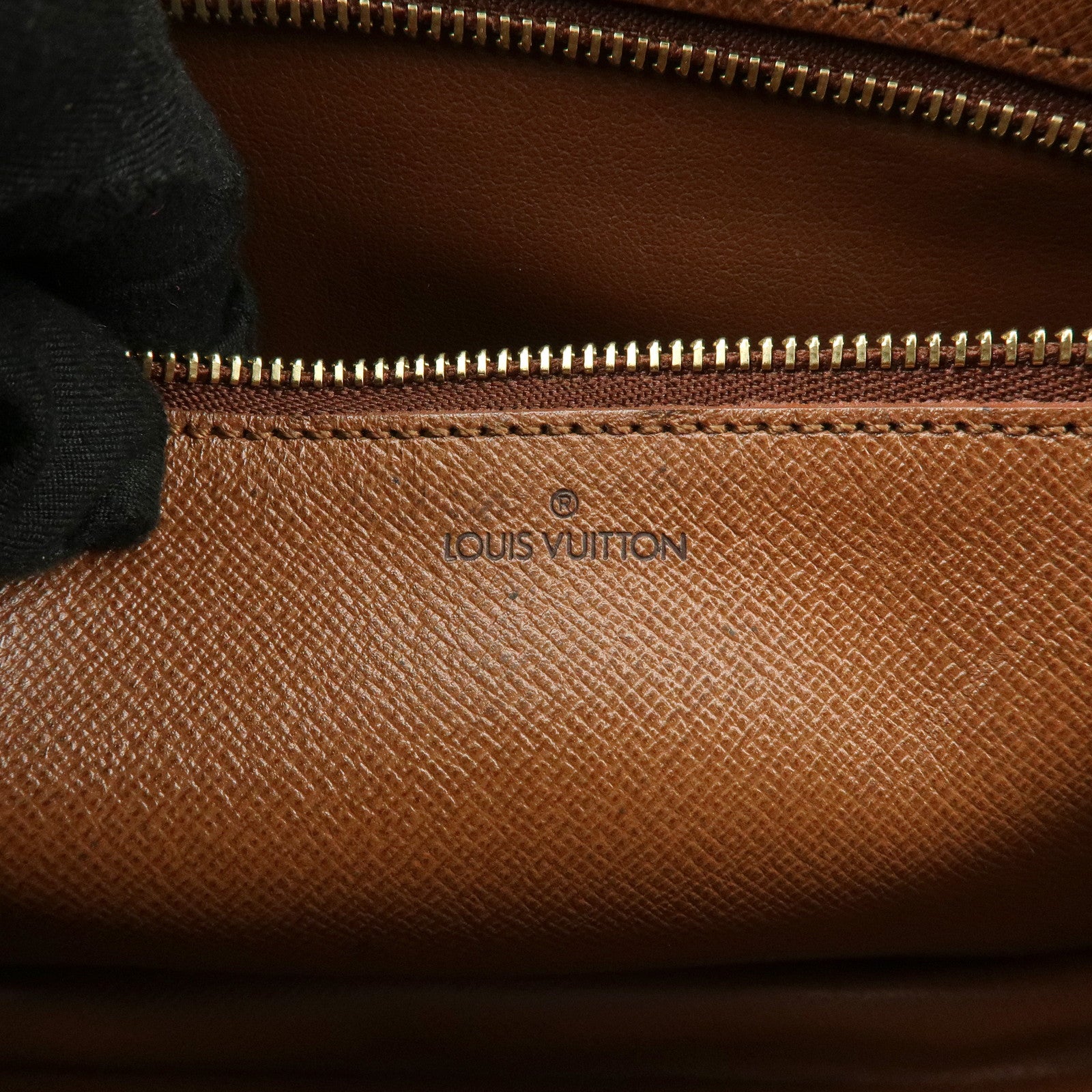 Louis Vuitton Monogram Marly Dragonne GM Clutch Bag Brown M51825