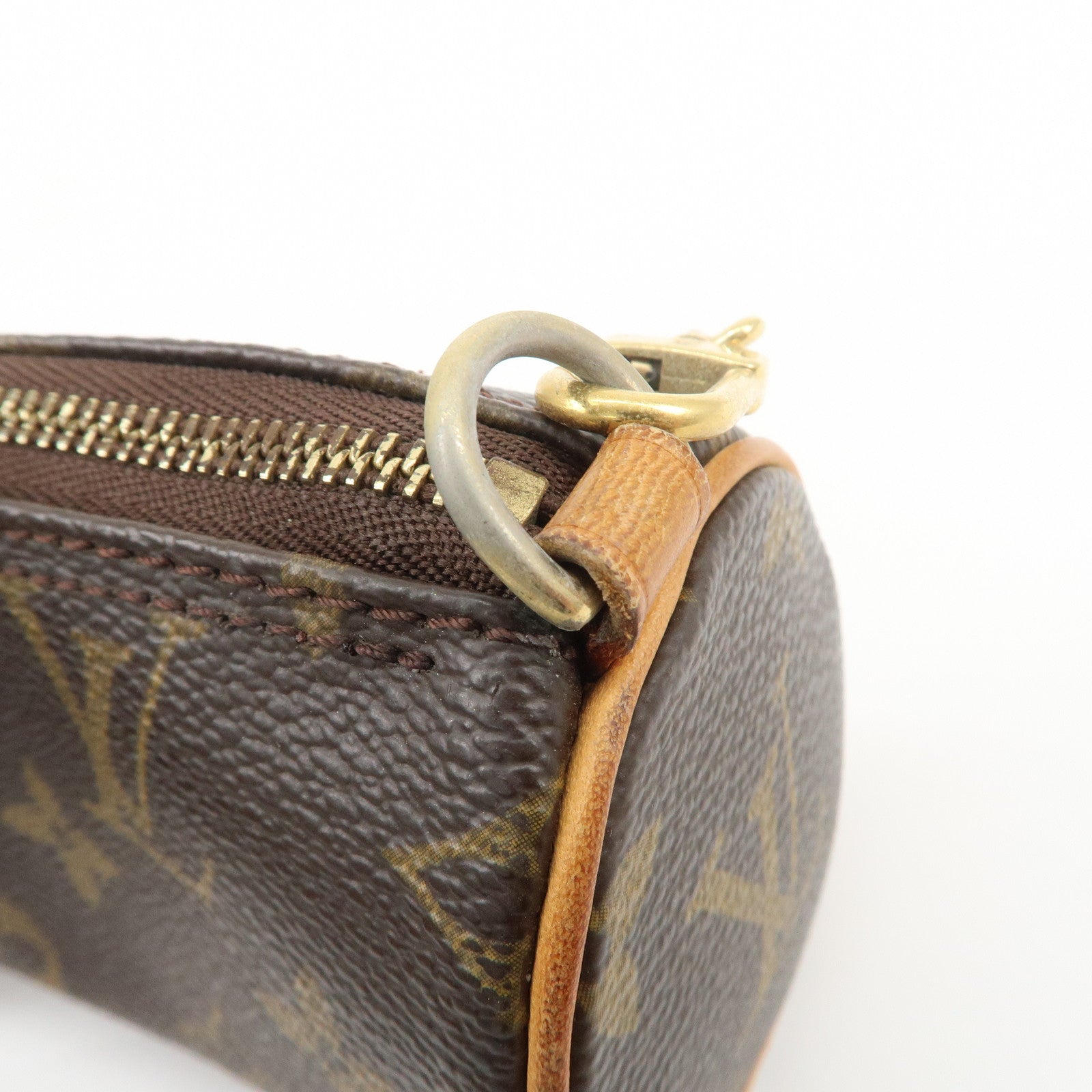 Louis Vuitton Monogram Mini Pouch for Papillon Bag New Style Brown