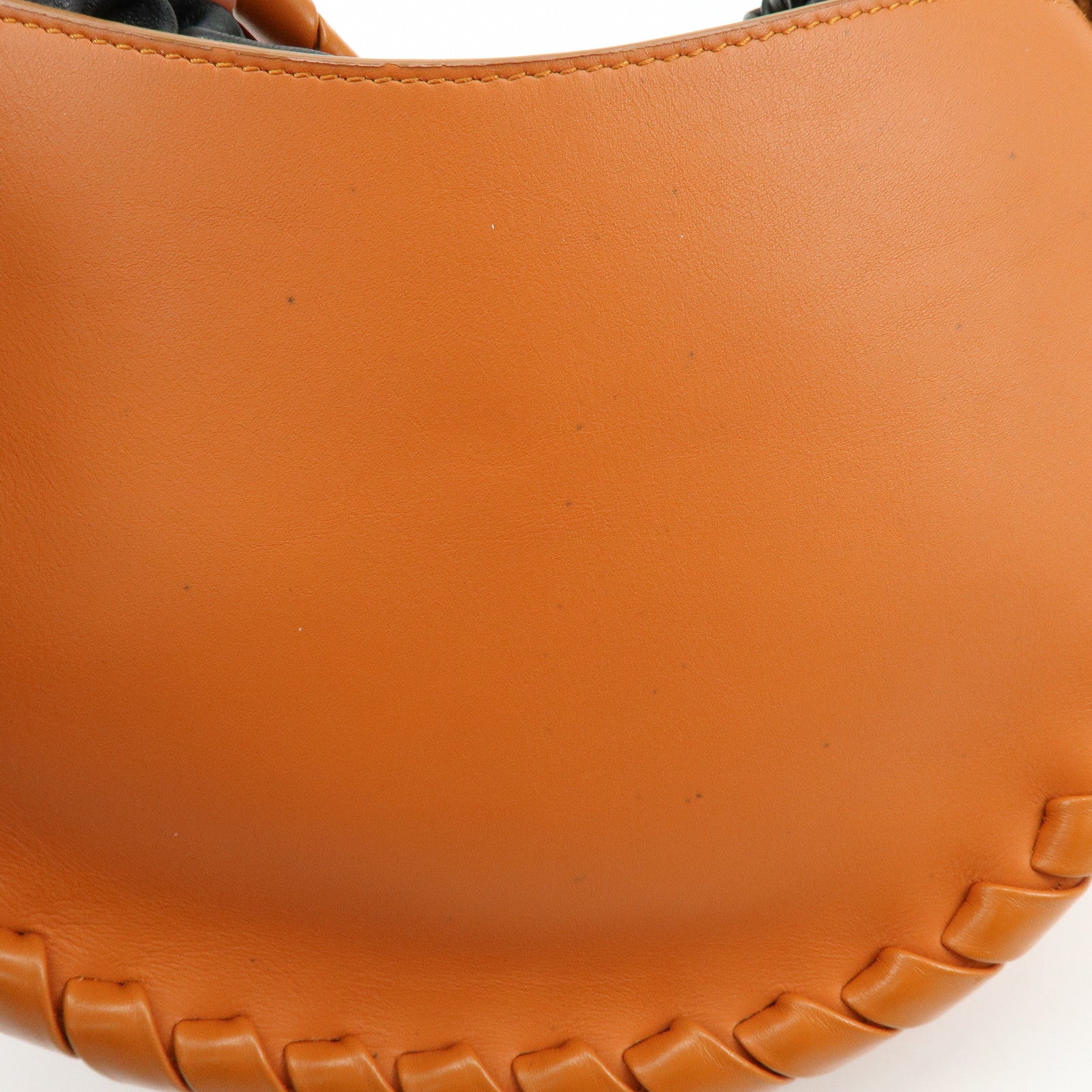 Chloe Mate Leather Shoulder Bag Crossbody Bag Orange