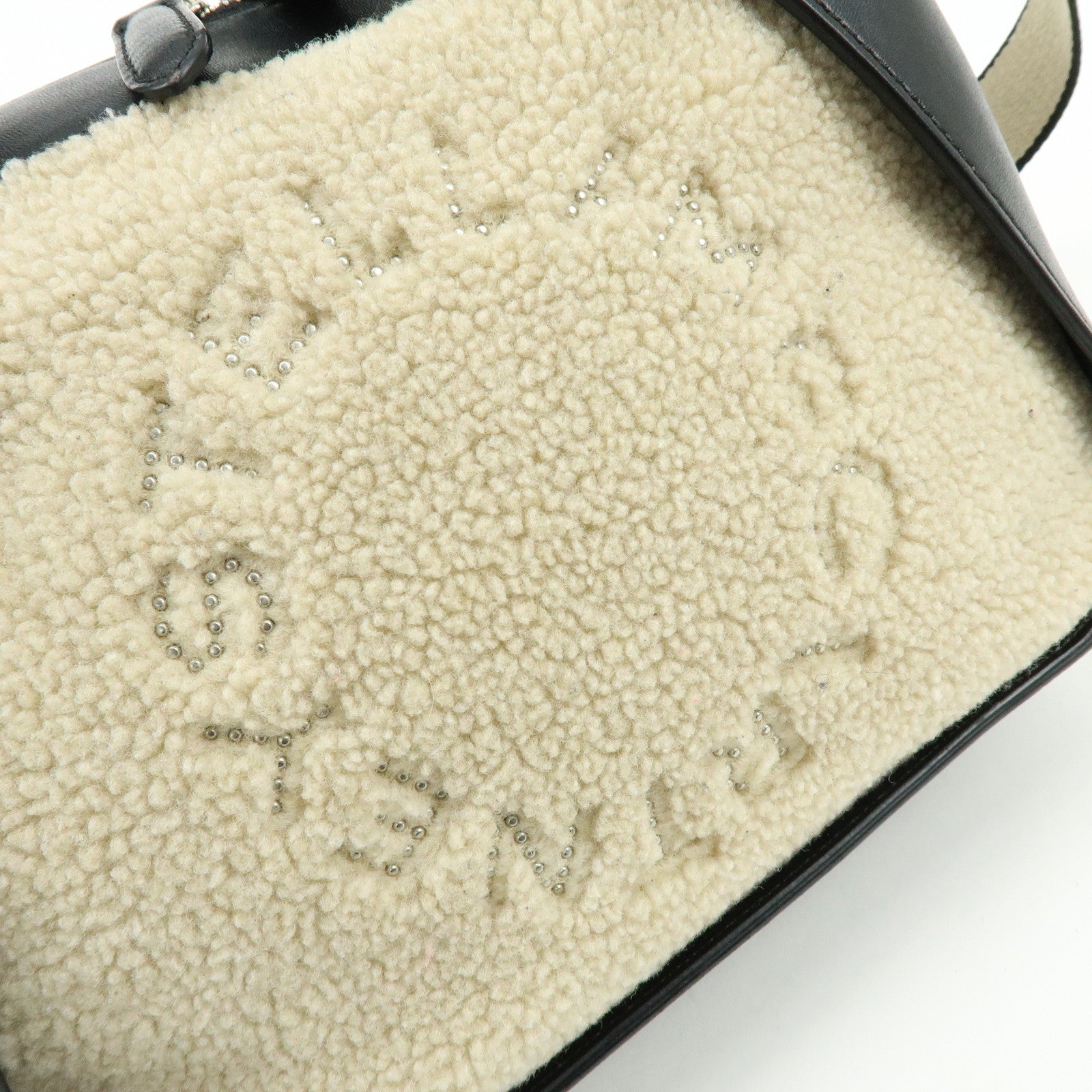 STELLA MCCARTNEY Alter Nappa Faux Shearling Shoulder Crossbody Bag