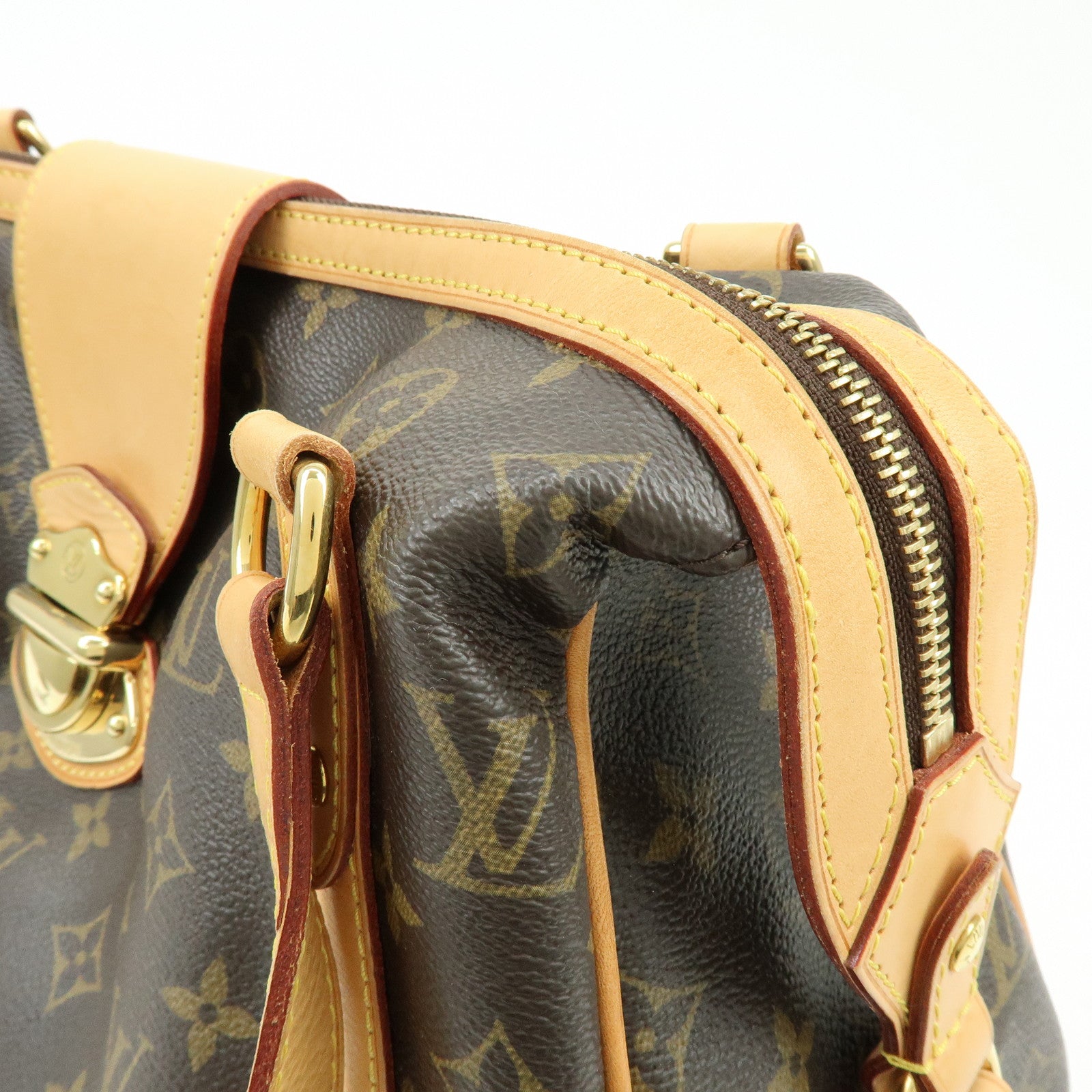 Louis Vuitton Monogram Stresa PM Shoulder Bag Brown M51186