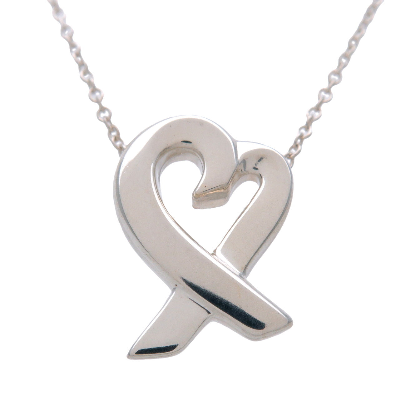 Tiffany & Co Loving Heart Necklace Small SV925 Silver