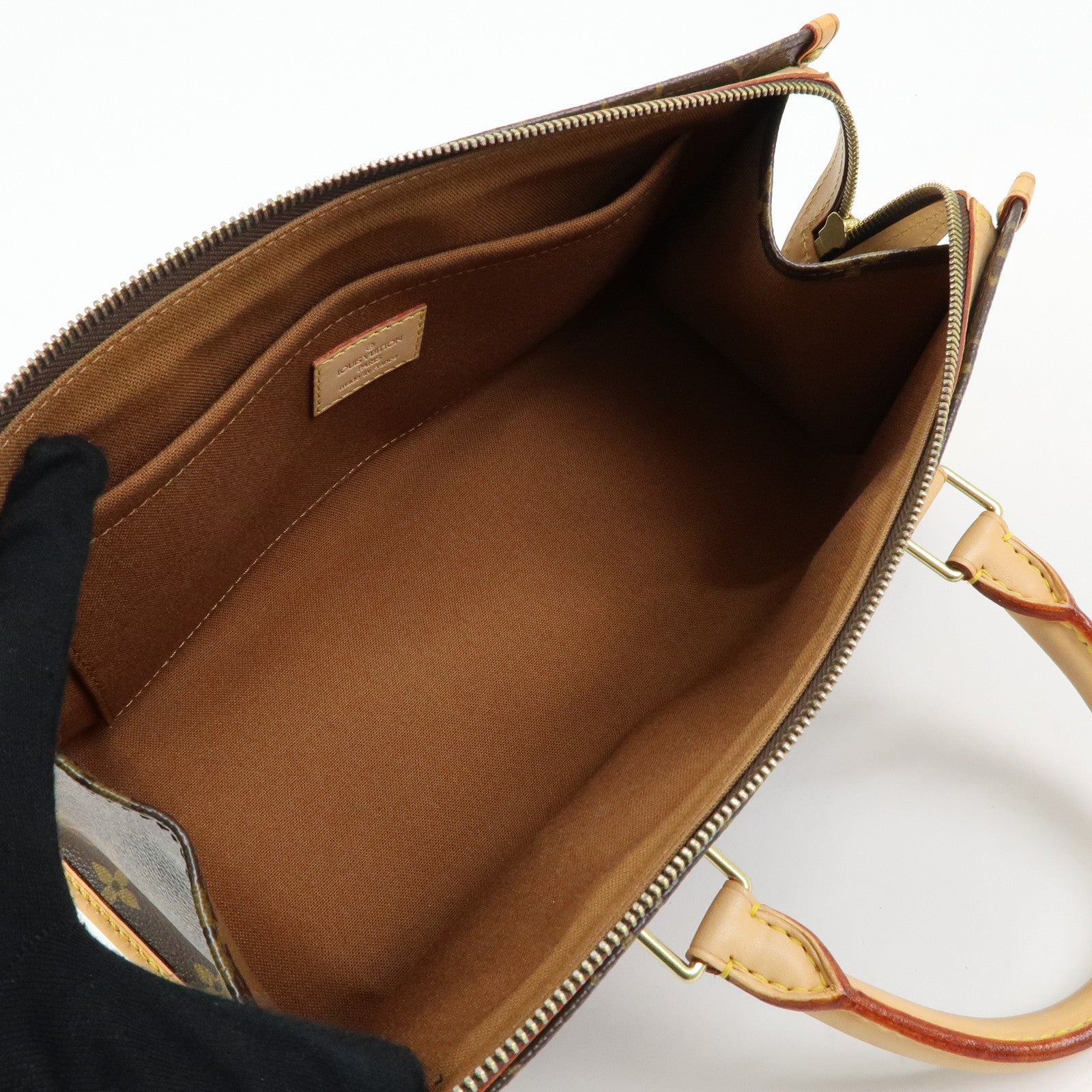 Louis Vuitton Monogram Popincourt Hand Bag Brown M40009