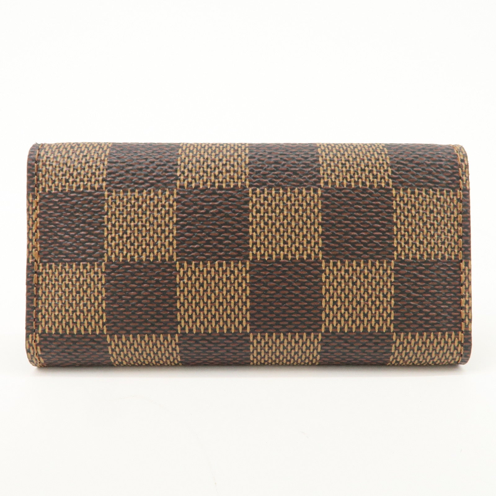 Louis Vuitton Damier Multicles 4 Key Case Damier Ebene Brown N62631