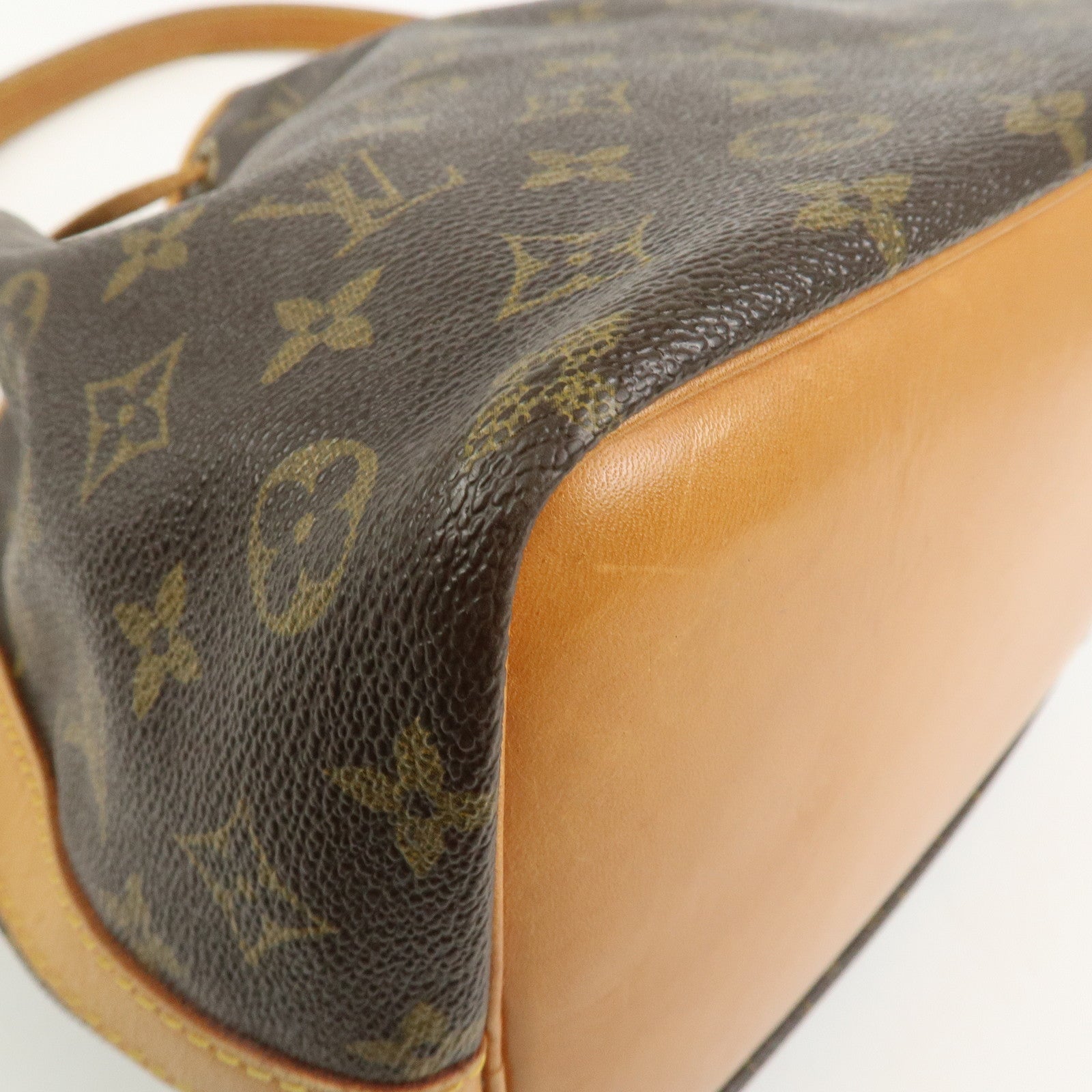 Louis Vuitton Monogram Petit Noe Shoulder Bag Brown M42226