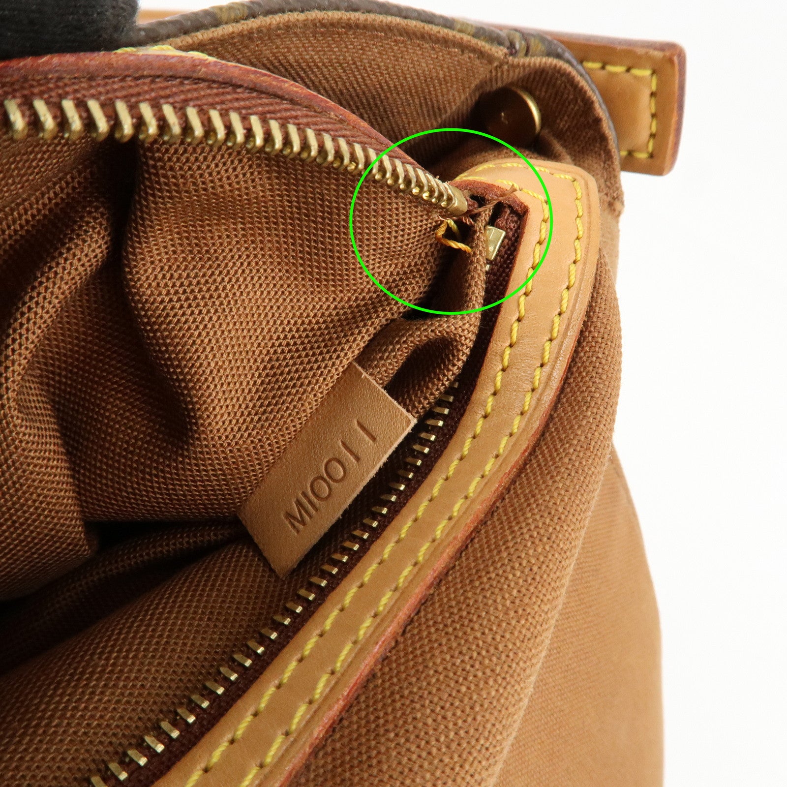 Louis Vuitton Monogram Mini Looping Shoulder Bag Brown M51147 Used