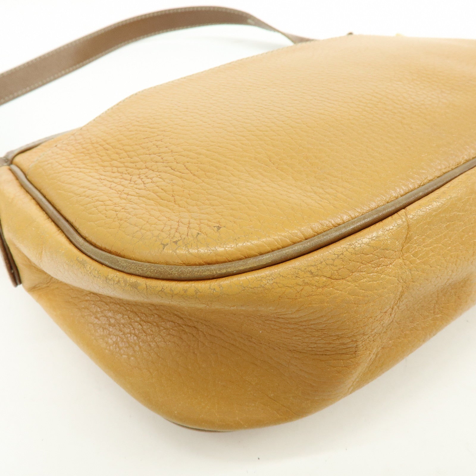 LOEWE Anagram Leather Shoulder Bag Crossbody Bag Brown