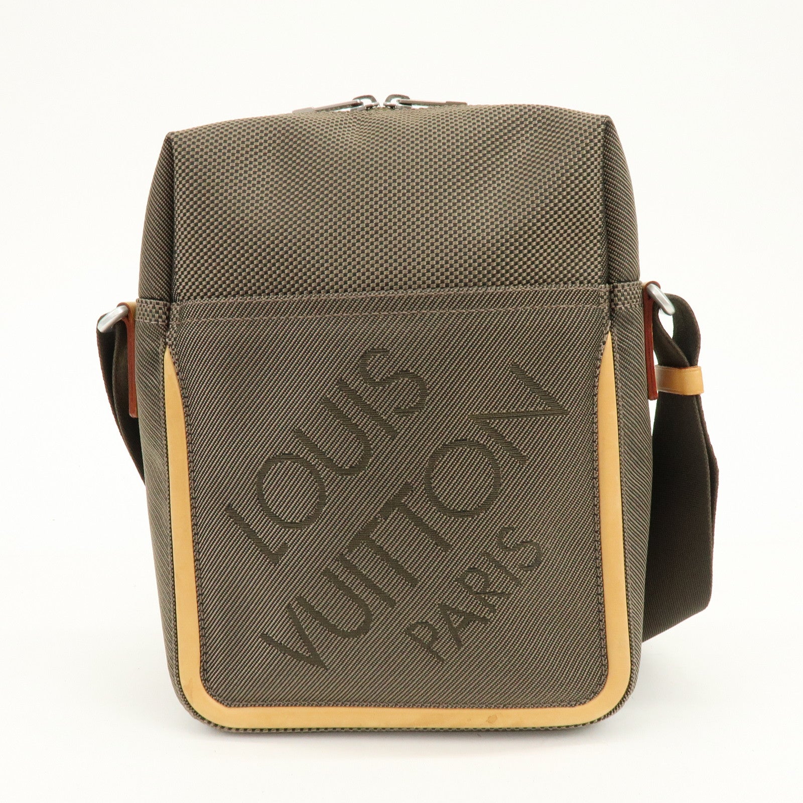 Louis Vuitton Damier Geant Citadin Shoulder Bag Terre M93040