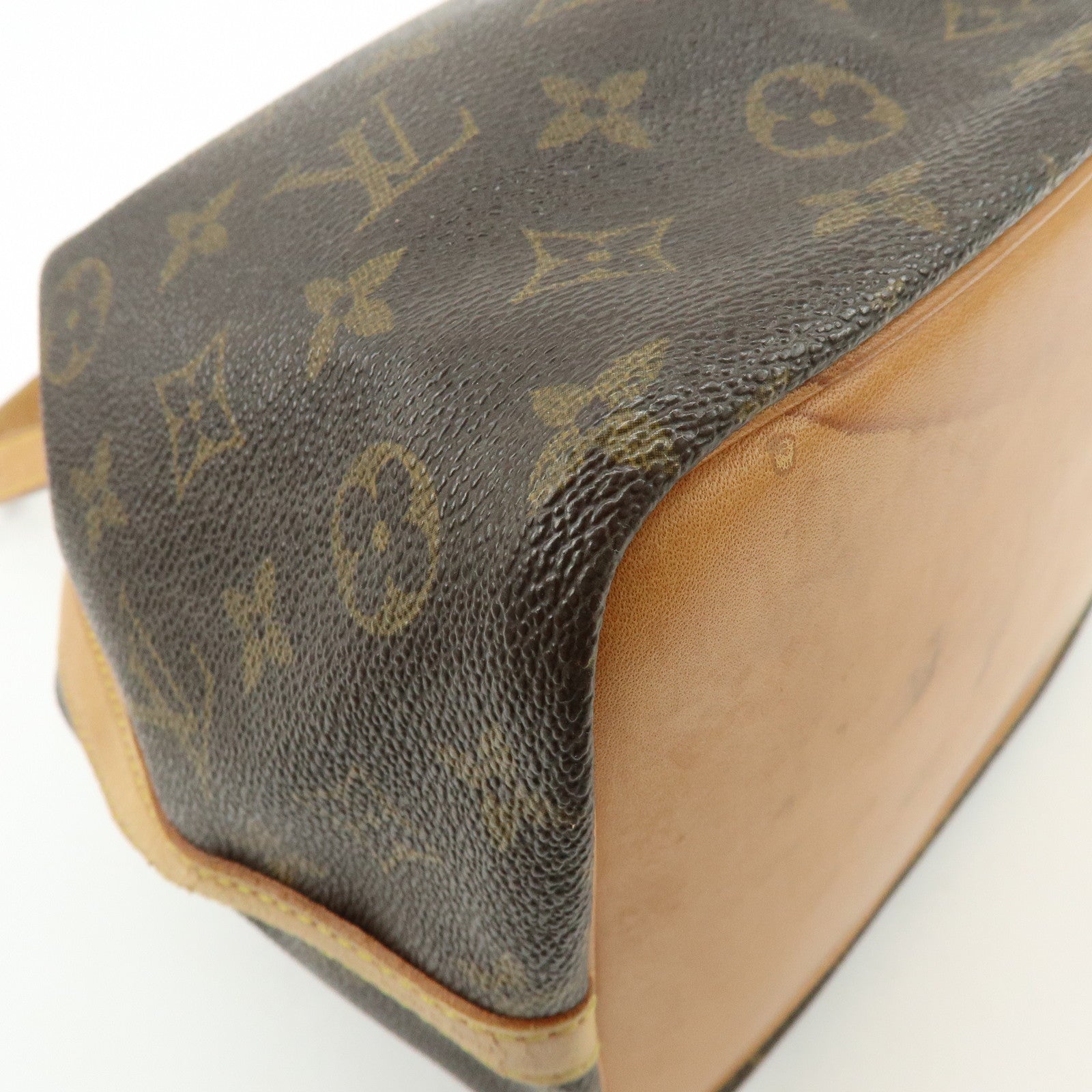 Louis Vuitton Monogram Petit Noe Shoulder Bag Brown M42226