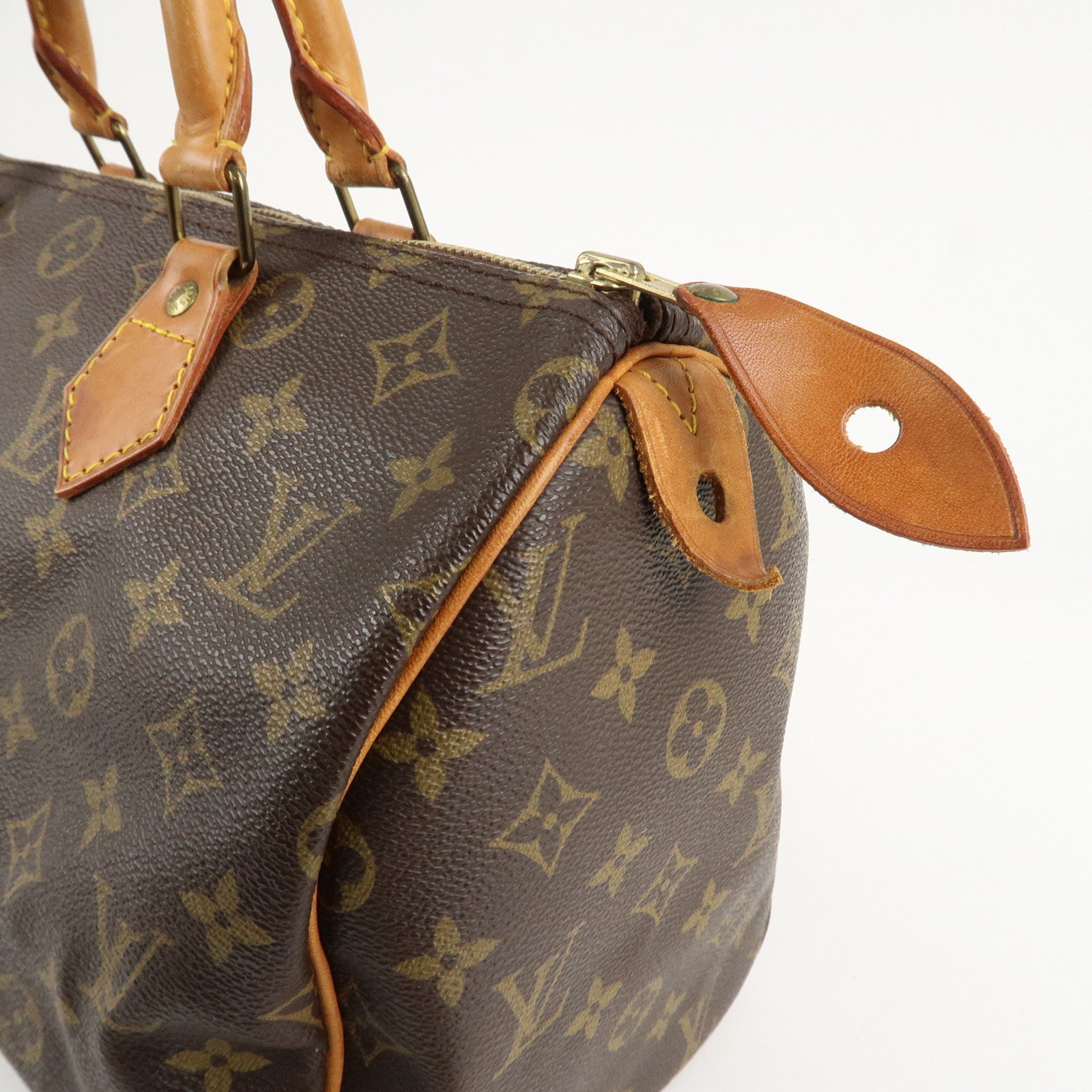 Louis Vuitton Monogram Speedy 30 Hand Bag Boston Bag M41526 Used