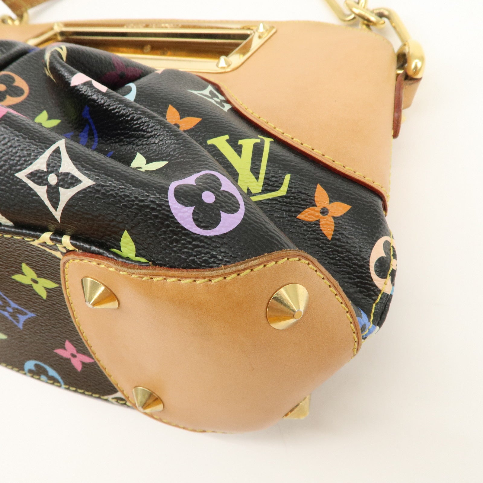 Louis Vuitton Monogram Multicolor Judy PM Hand Bag Noir M40258