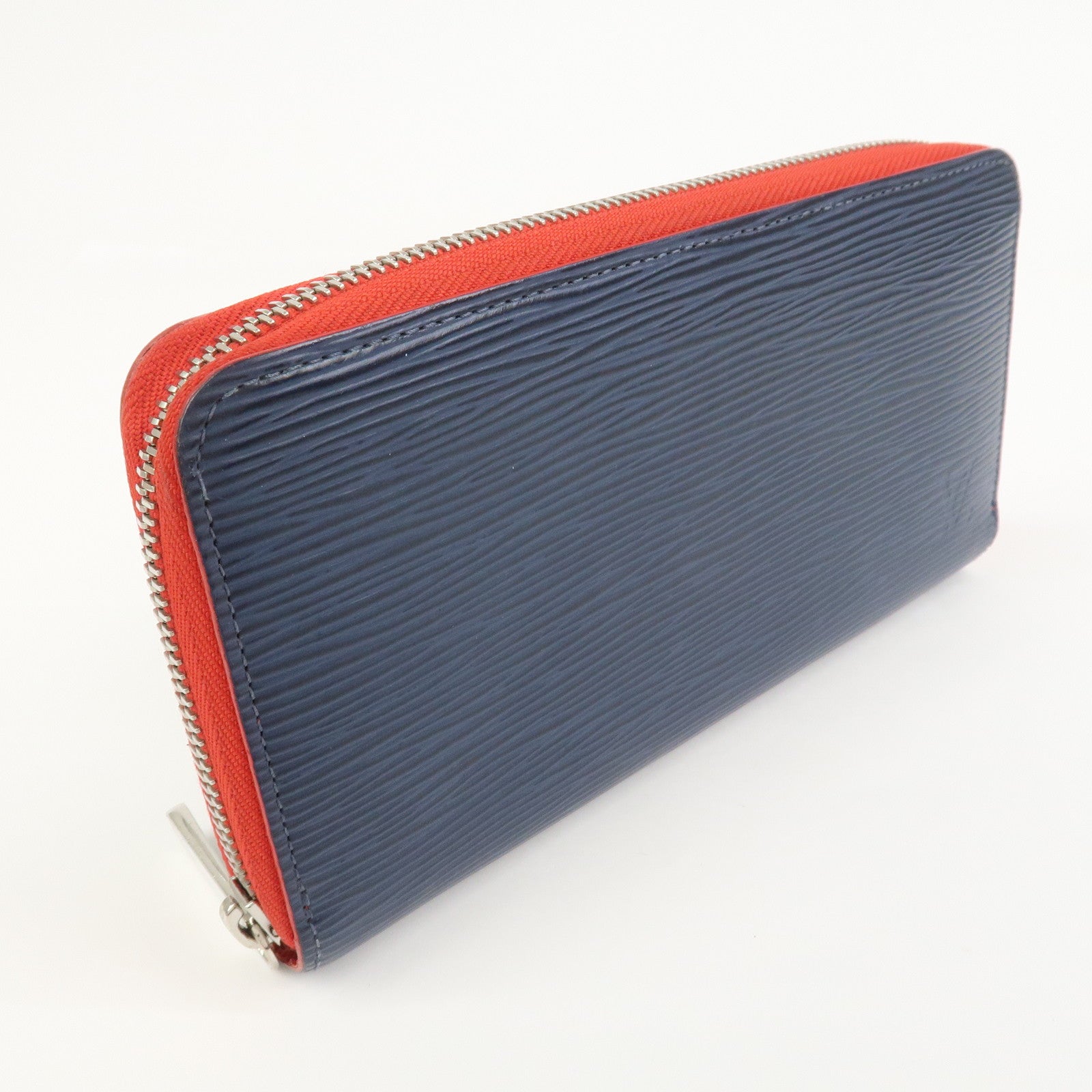 Louis Vuitton Epi Leather Round Zippy Wallet Indigo Blue M67267