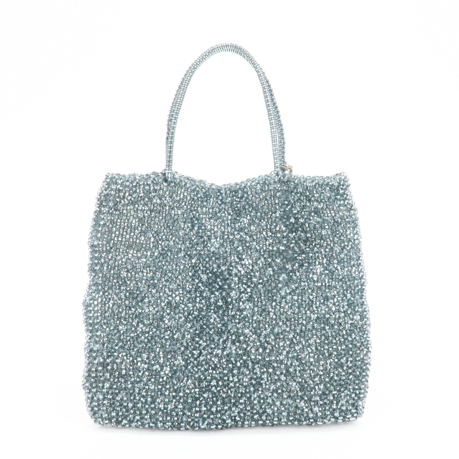 ANTEPRIMA PVC Wire Bag Tote Bag Hand Bag Silver