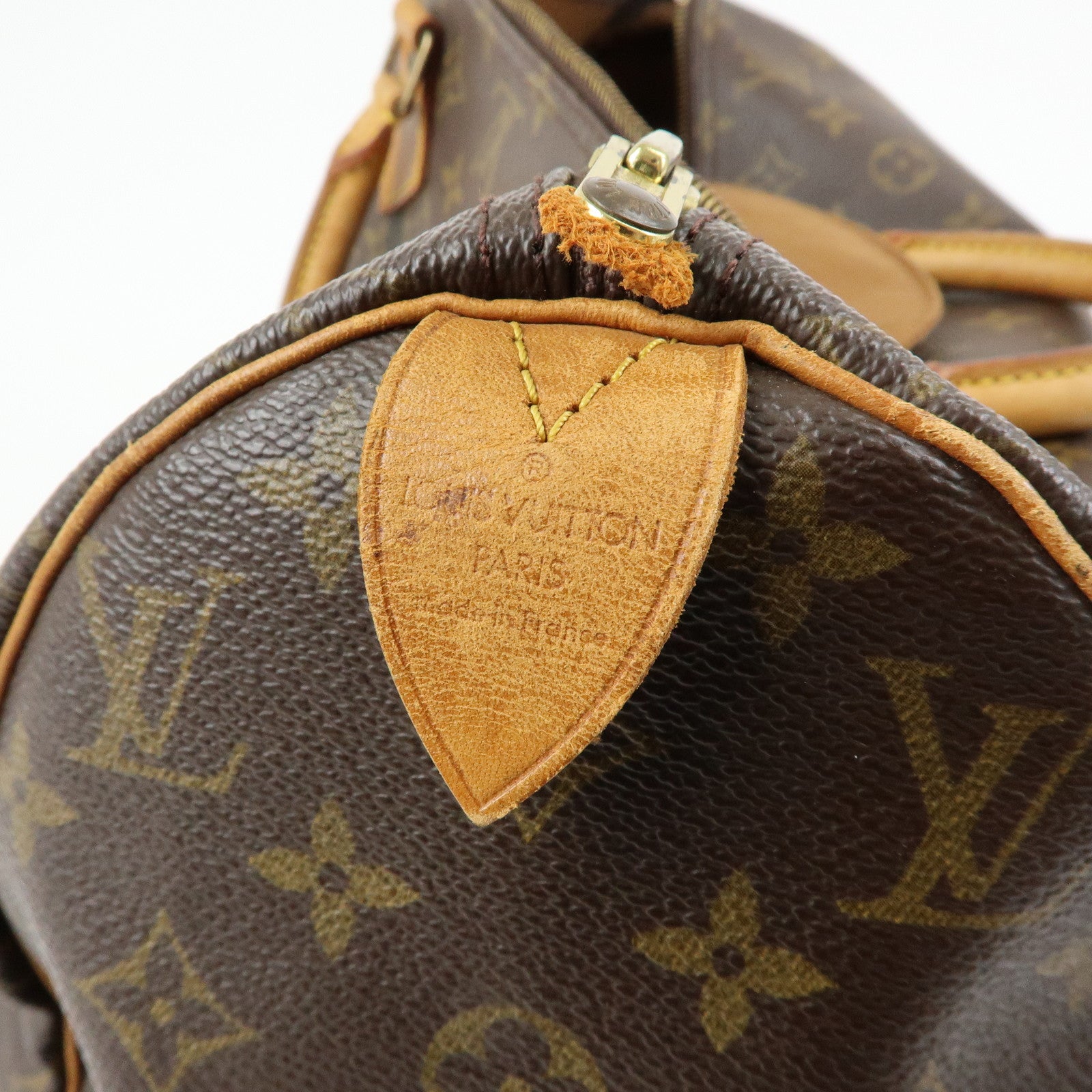 Louis Vuitton Monogram Speedy 40 Hand Bag Boston Bag Brown M41522