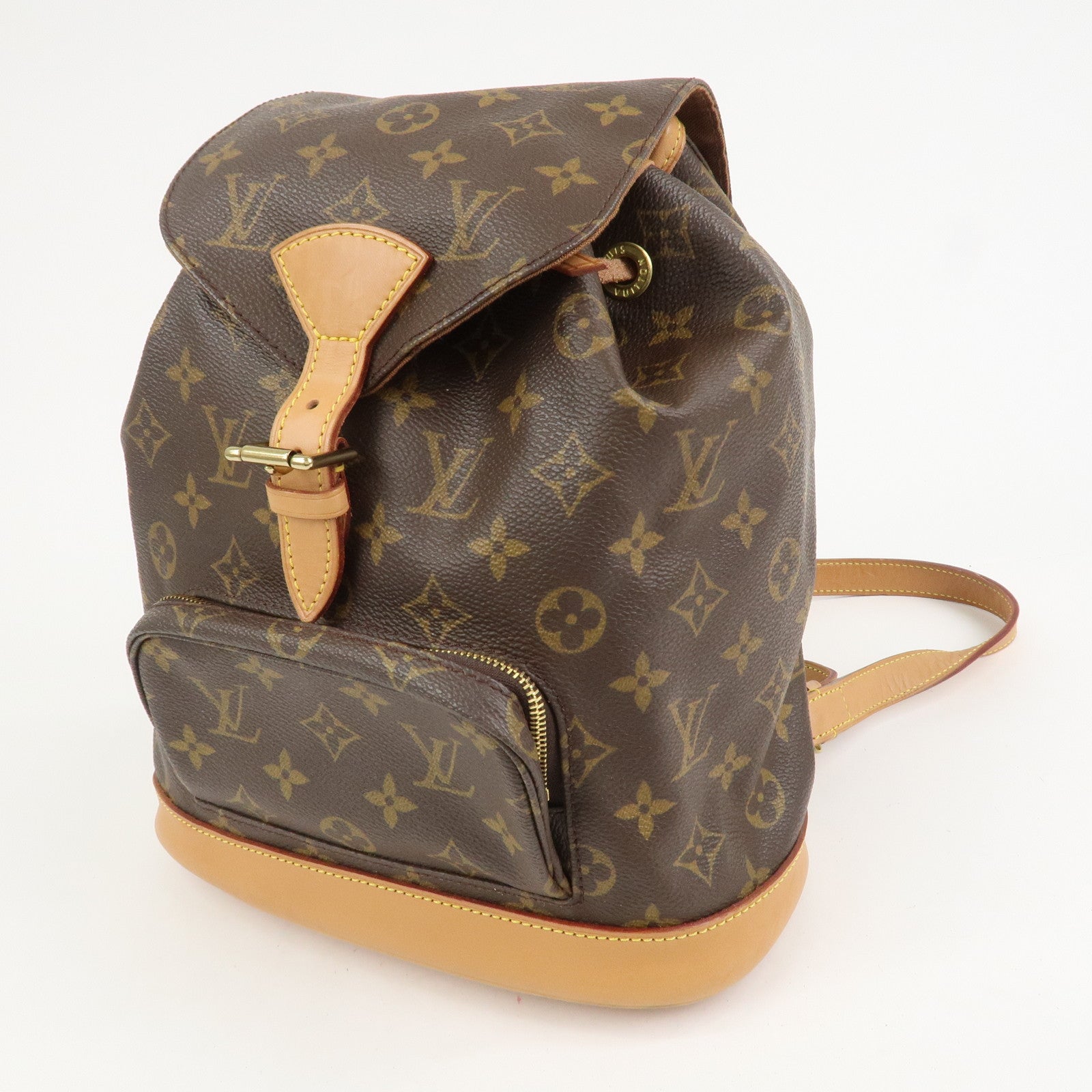 Louis Vuitton Monogram Montsouris MM Backpack Brown M51136