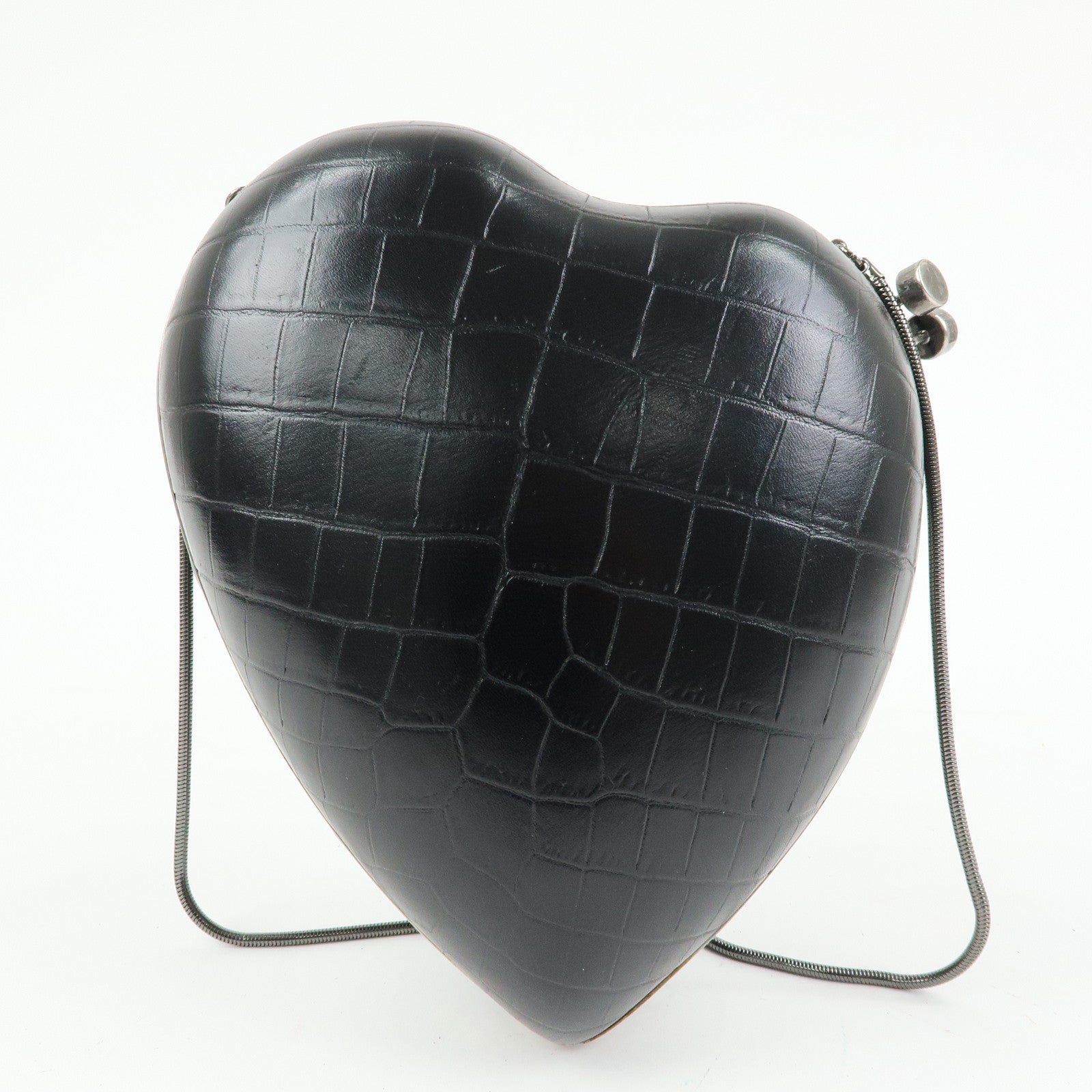 SAINT LAURENT PARIS LOVE BOX Cassandra Leather Shoulder Bag 466212