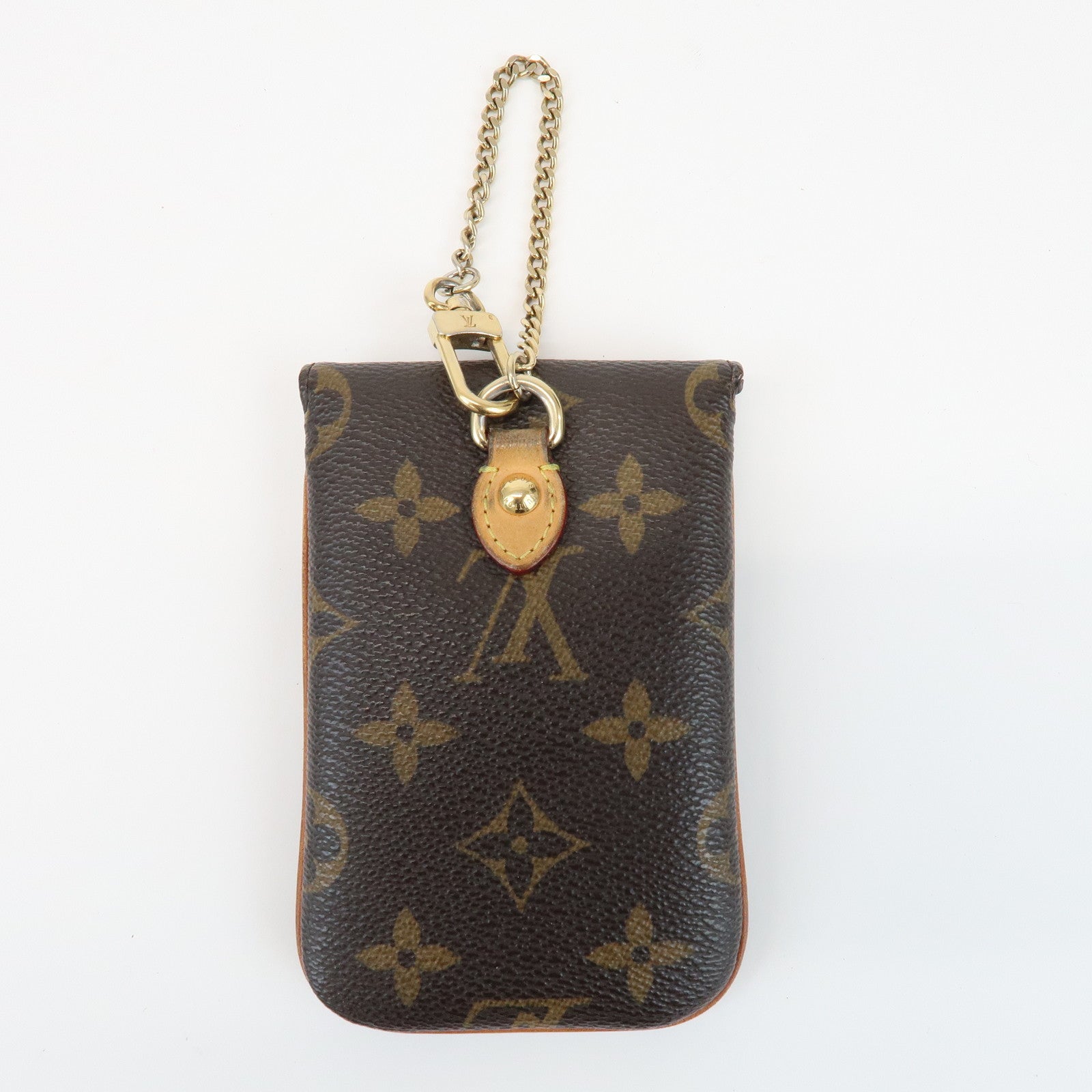 Louis Vuitton Monogram Etui Telefonne MM Phone Case Brown M66546