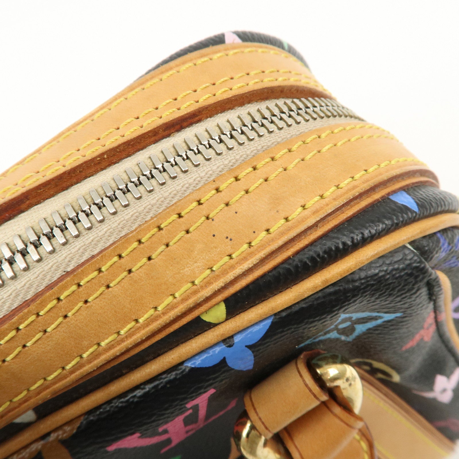 Louis Vuitton Monogram Multicolor Priscilla Hand Bag Noir M40097