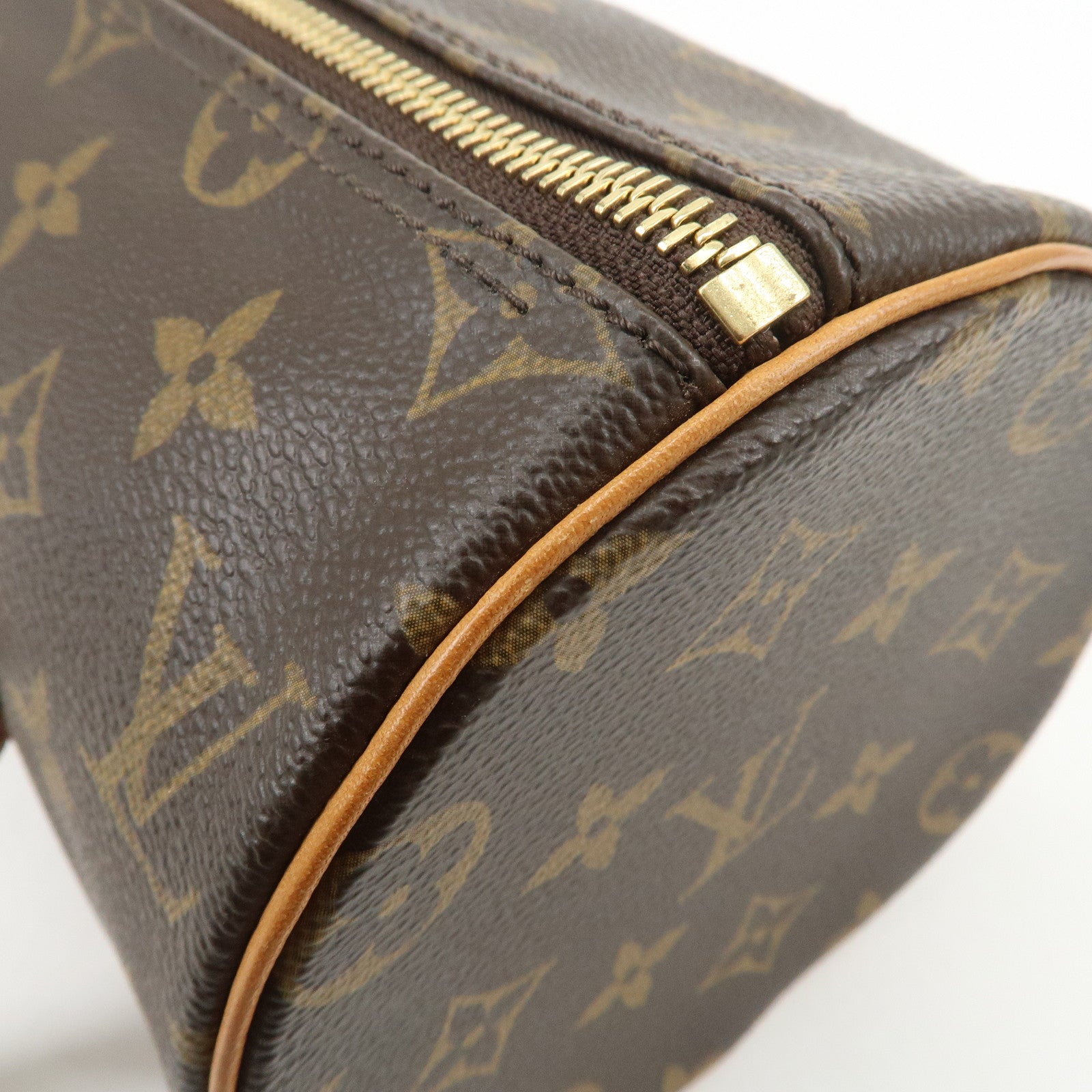 Louis Vuitton Monogram Papillon 26 Hand Bag Brown M51386