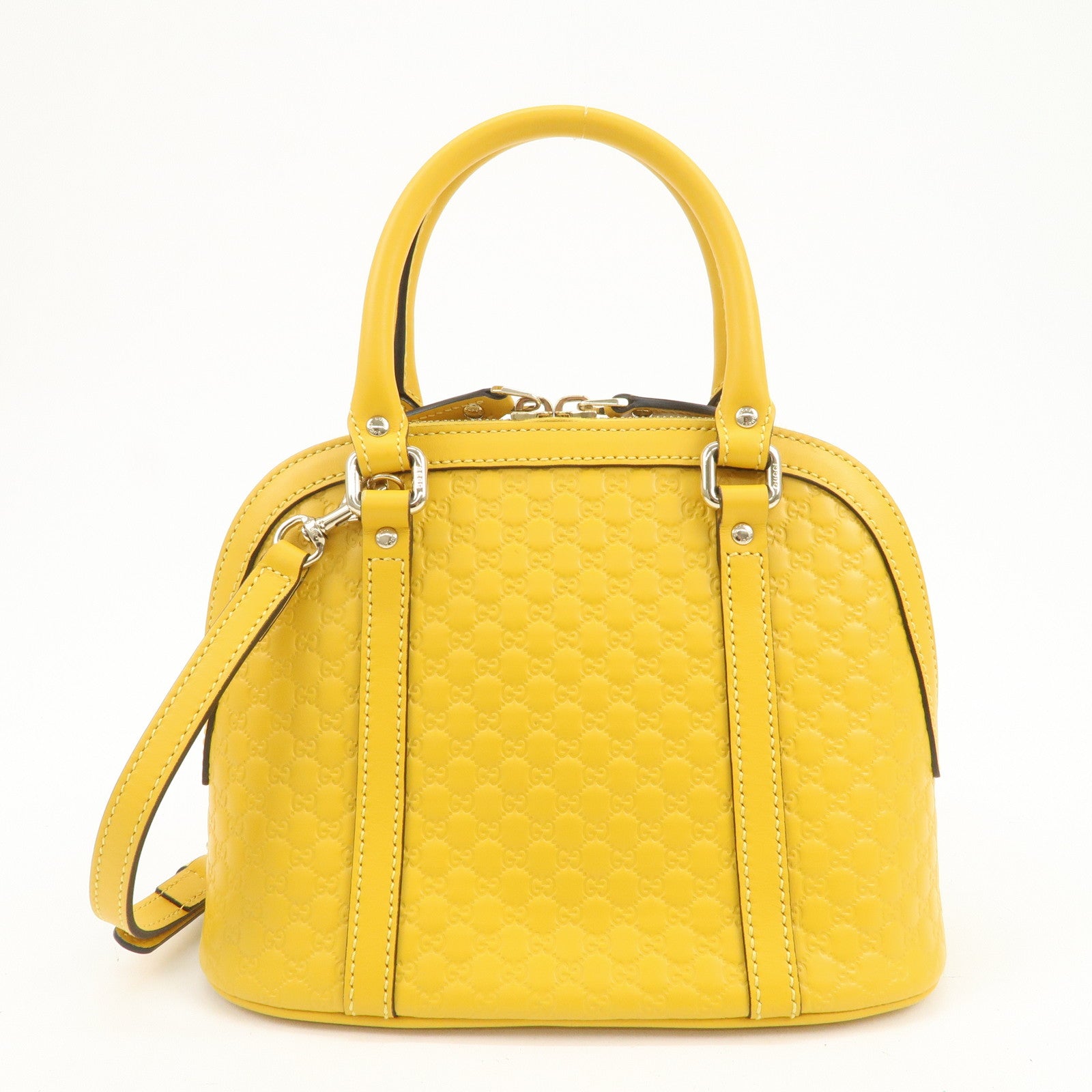 GUCCI Micro Guccissima Leather 2WayBag Hand Bag Shoulder Bag 449654