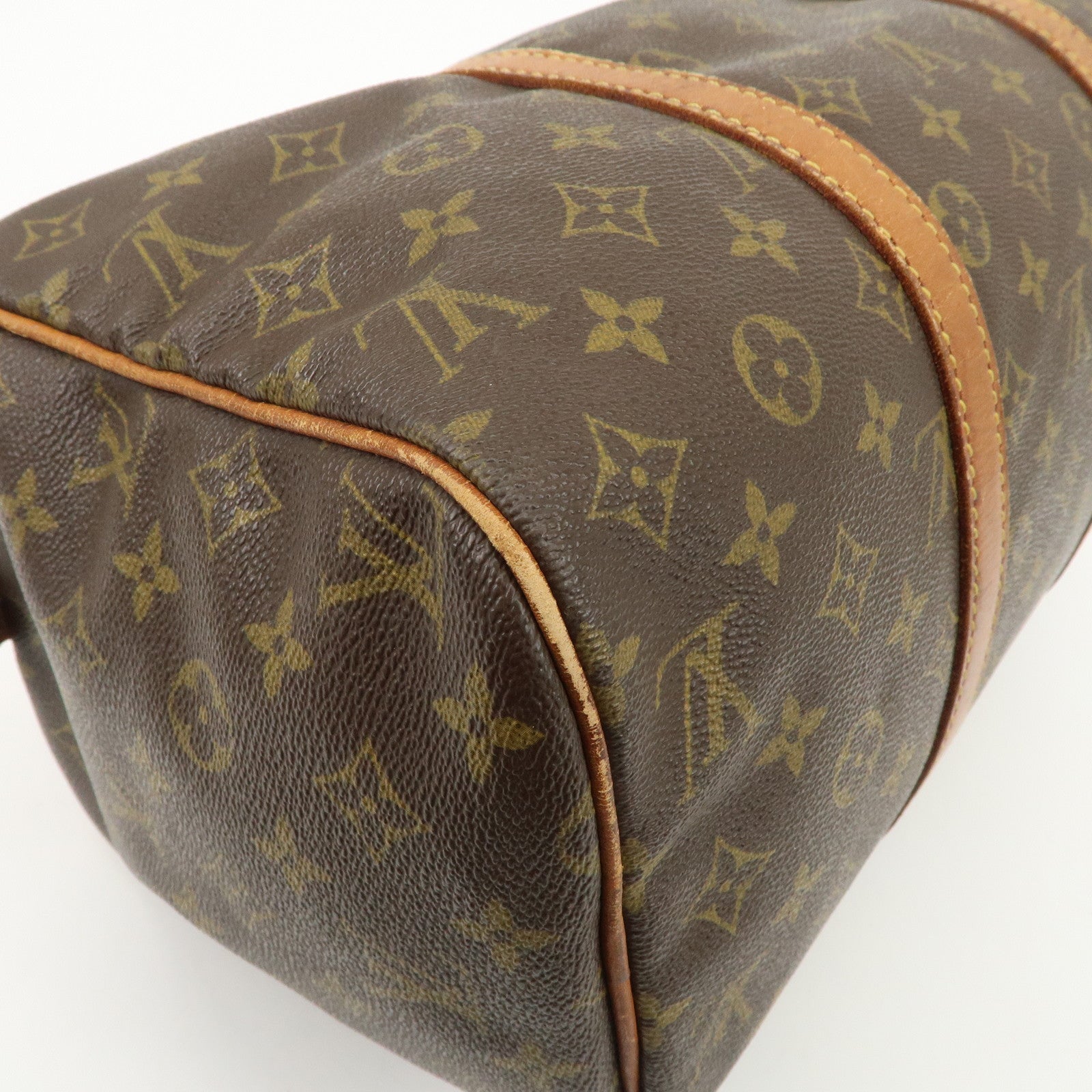 Louis Vuitton Monogram Sac Souple 35 Boston Bag Brown M41626
