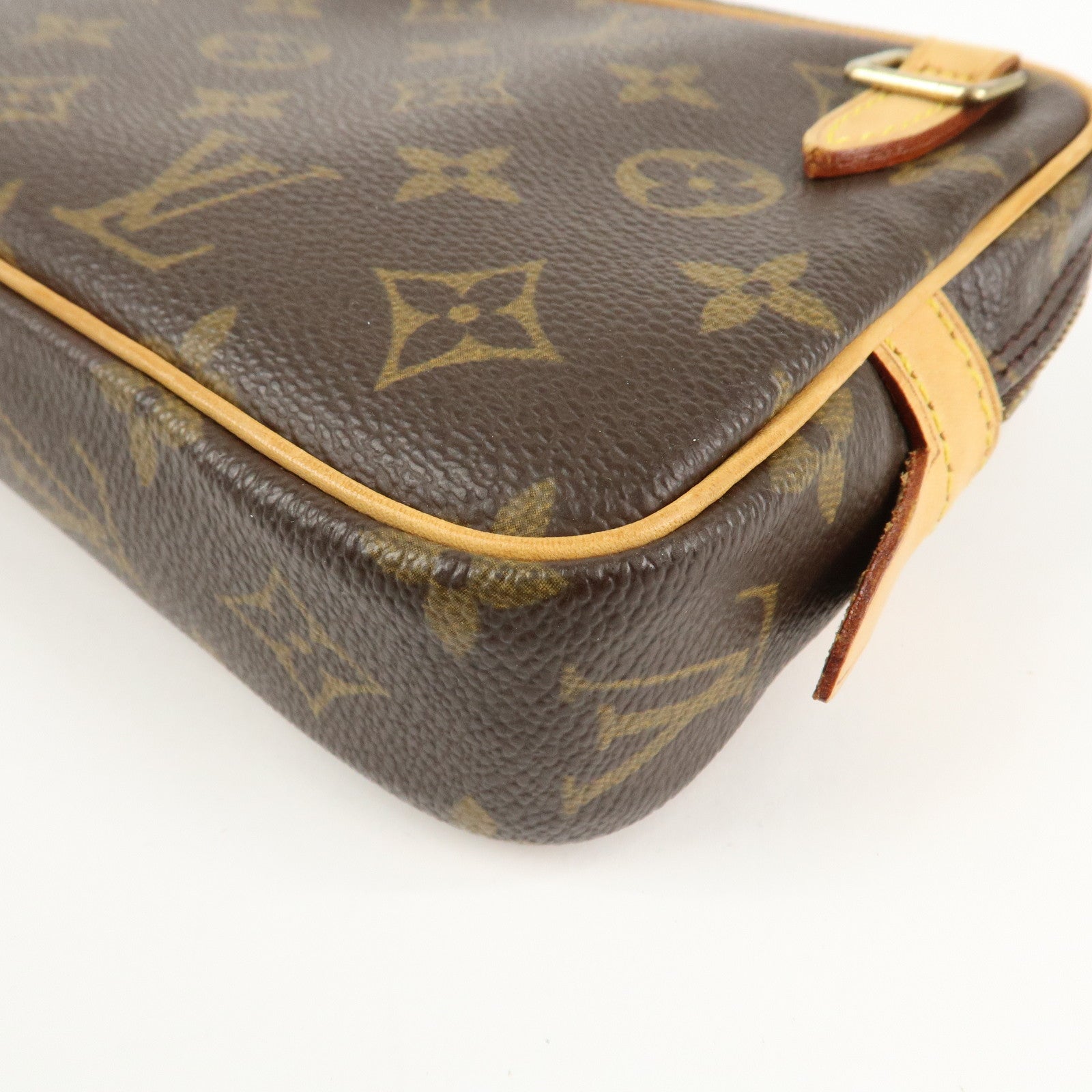 Louis Vuitton Monogram Pochette Marly Bandouliere Bag Brown M51828 Used