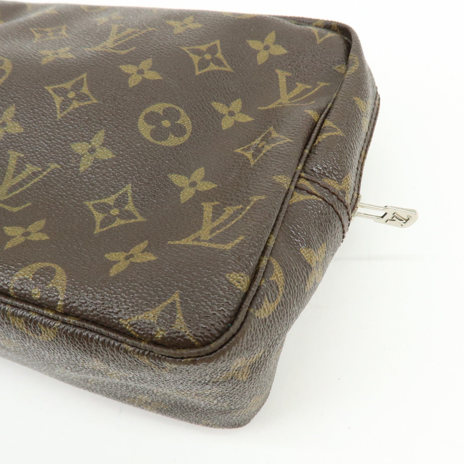 Louis Vuitton Monogram Trousse Toilette 28 Pouch Brown M47522