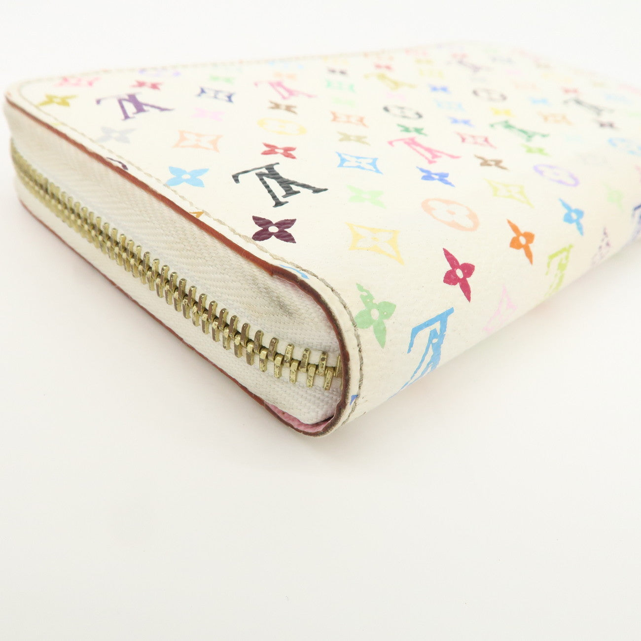 Louis Vuitton Monogram Multicolor Zippy Long Wallet Blanc M60241