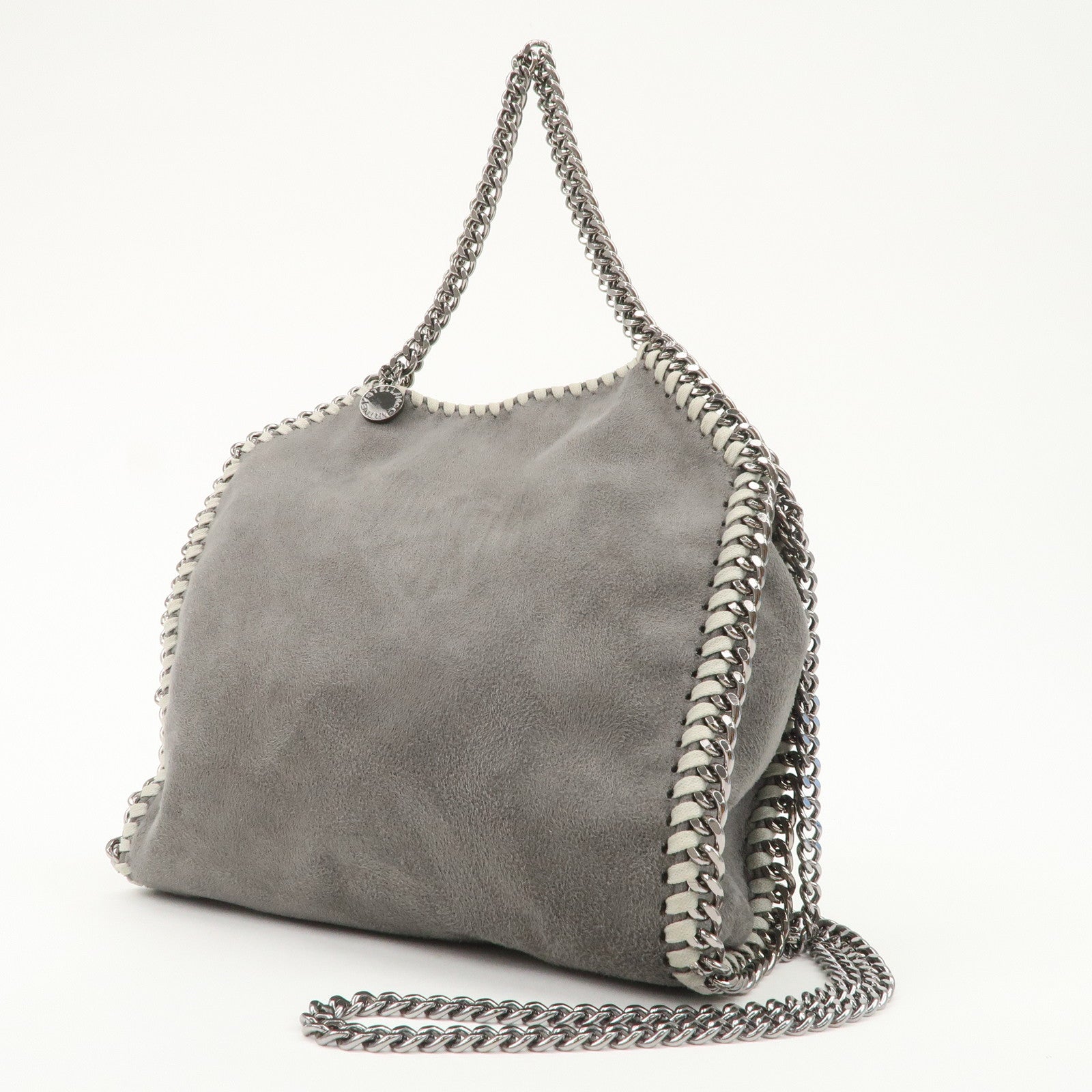 STELLA MCCARTNEY Polyester Falabella 2Way Bag Gray 371223