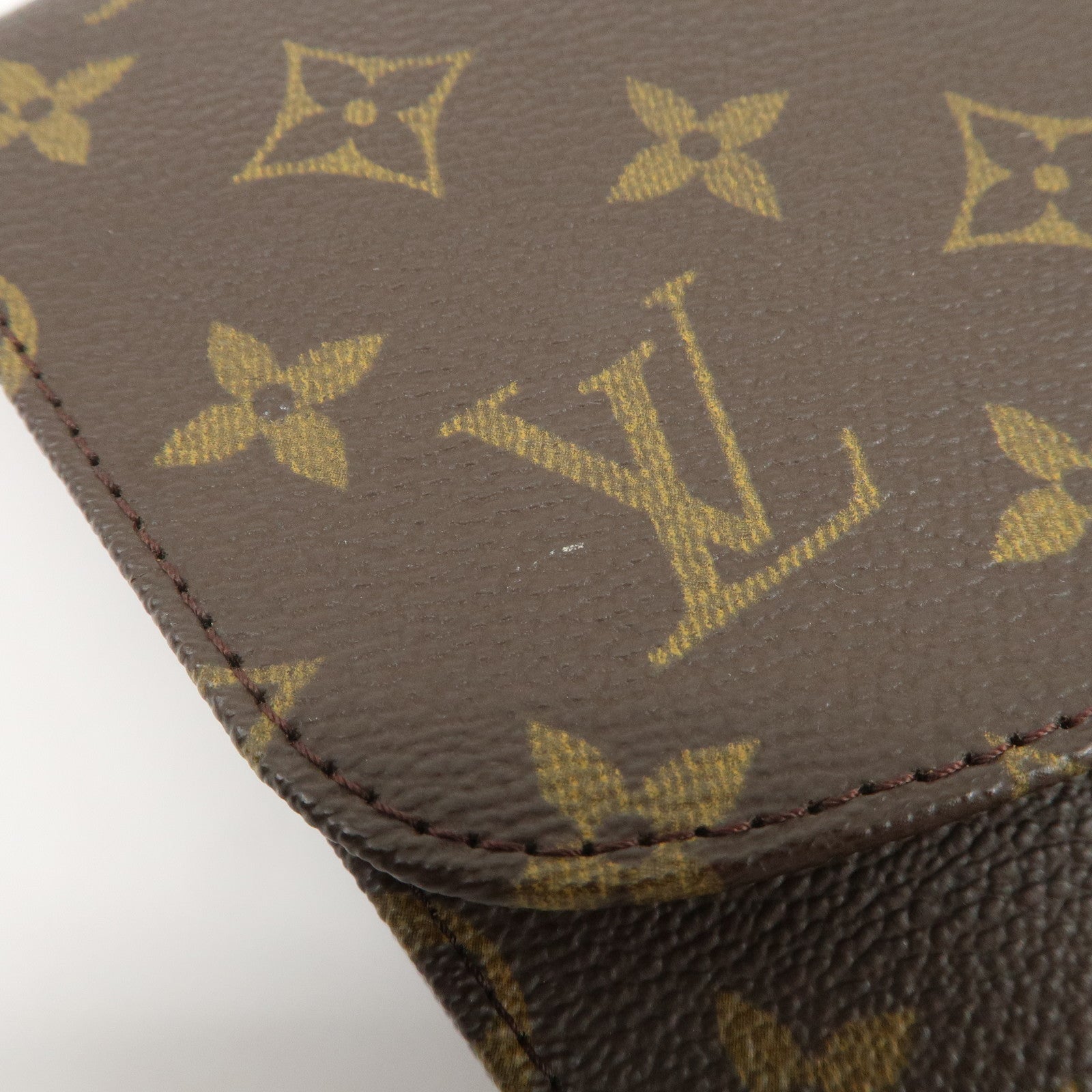 Louis Vuitton Monogram Pochette Lava 23 Clutch Bag Brown M51940