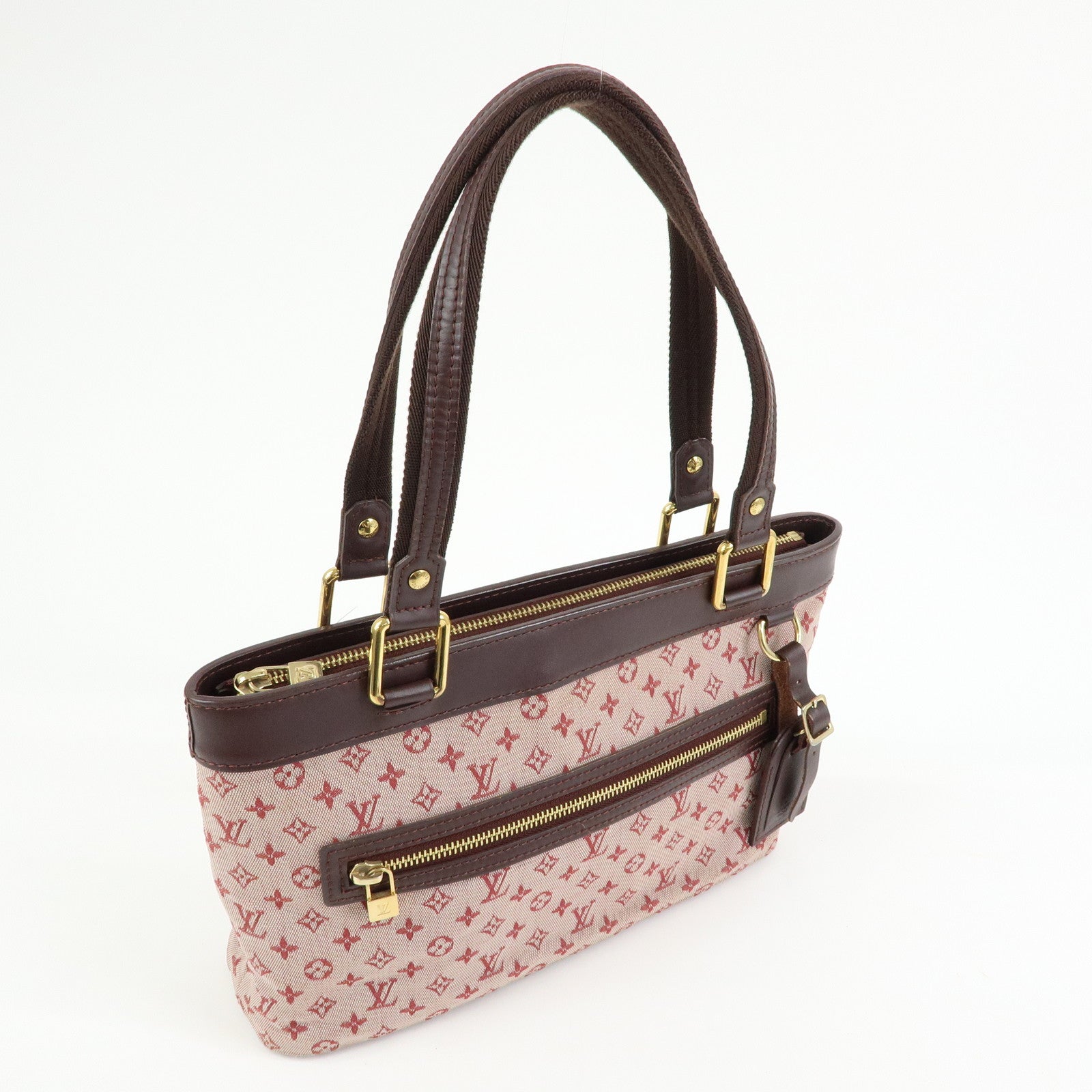 Louis Vuitton Monogram Mini Lucille PM Hand Bag Cerise M92678