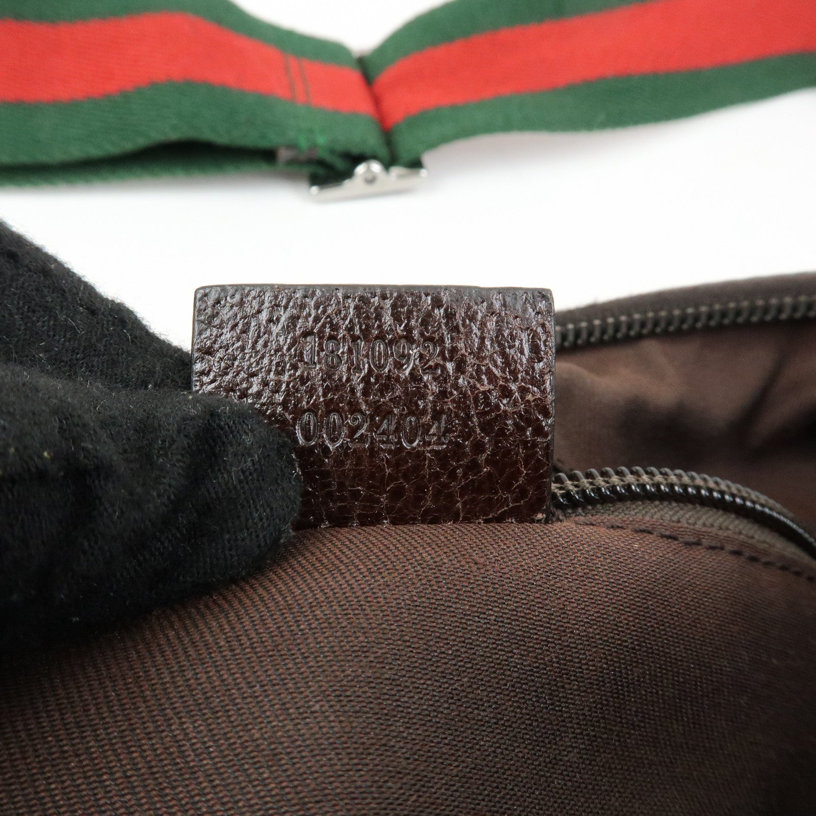 GUCCI Sherry GG Canvas Shoulder Crossbody Bag Beige Brown 181092