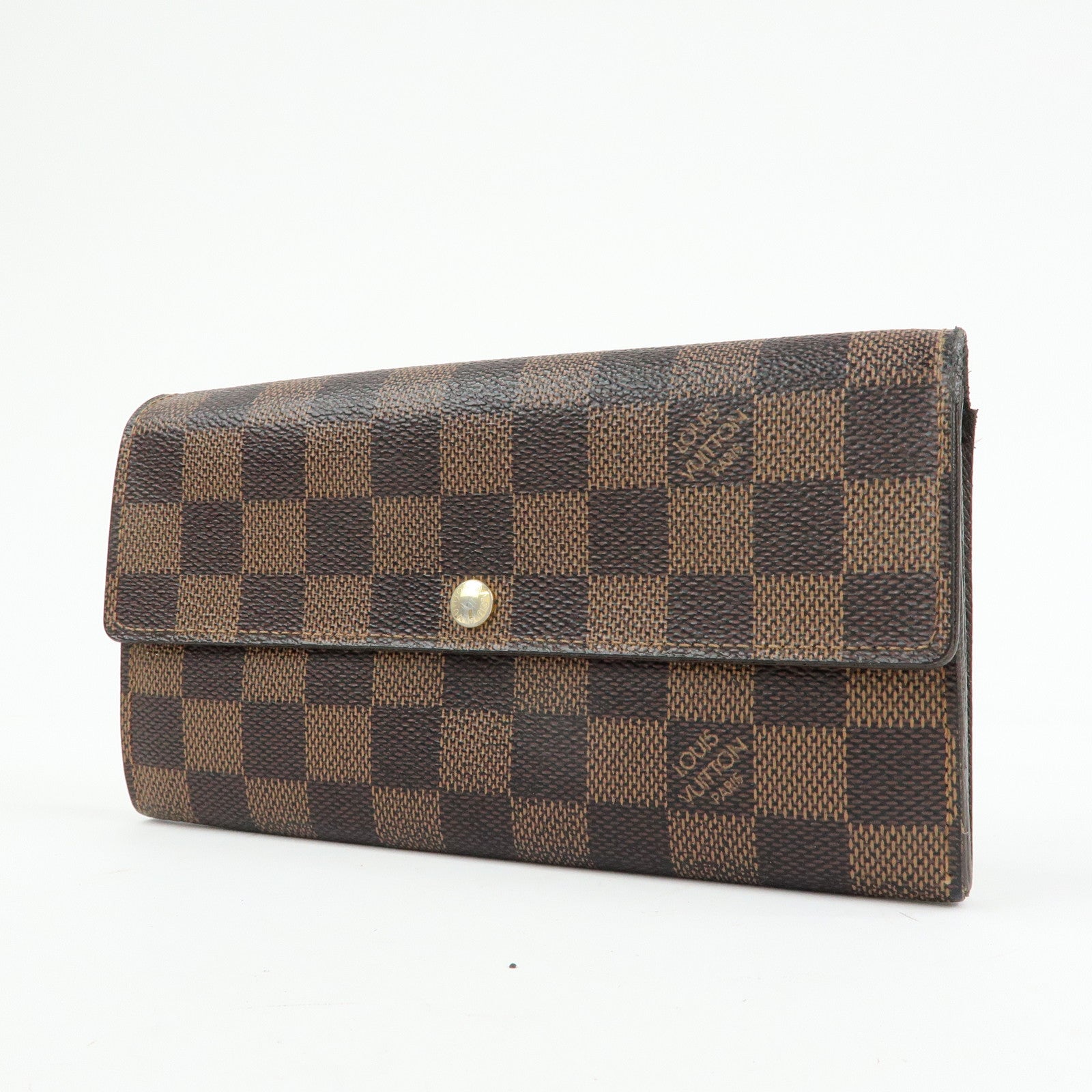 Louis Vuitton Damier Portefeuille Sarah Long Wallet Brown N61734