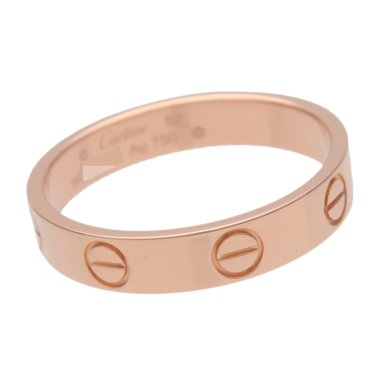 Cartier Mini Love Ring K18 750PG Rose Gold #52 US6 EU52 HK13
