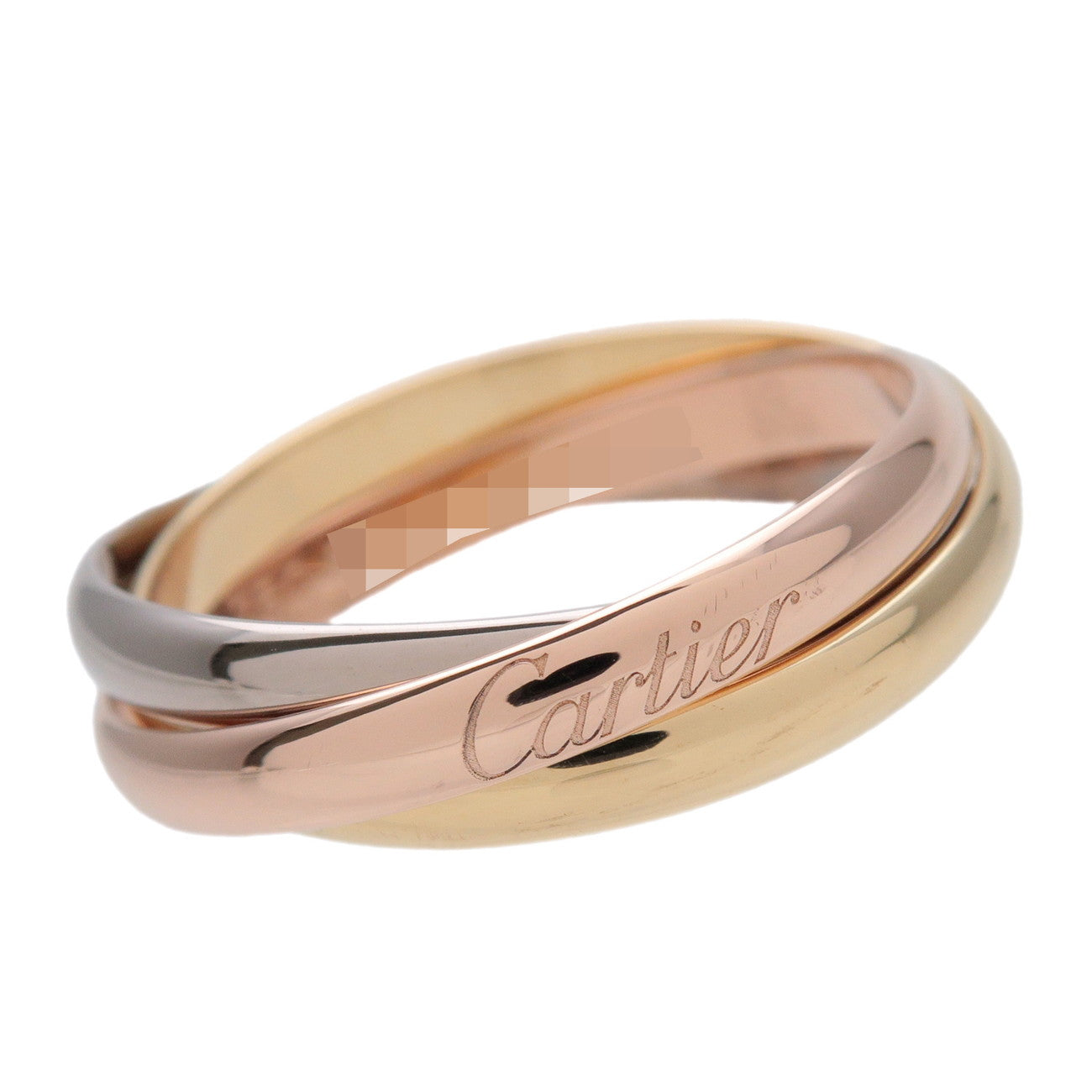 Cartier Trinity Ring SM K18 750YG/WG/PG #56 US8 EU56.5 HK17.5