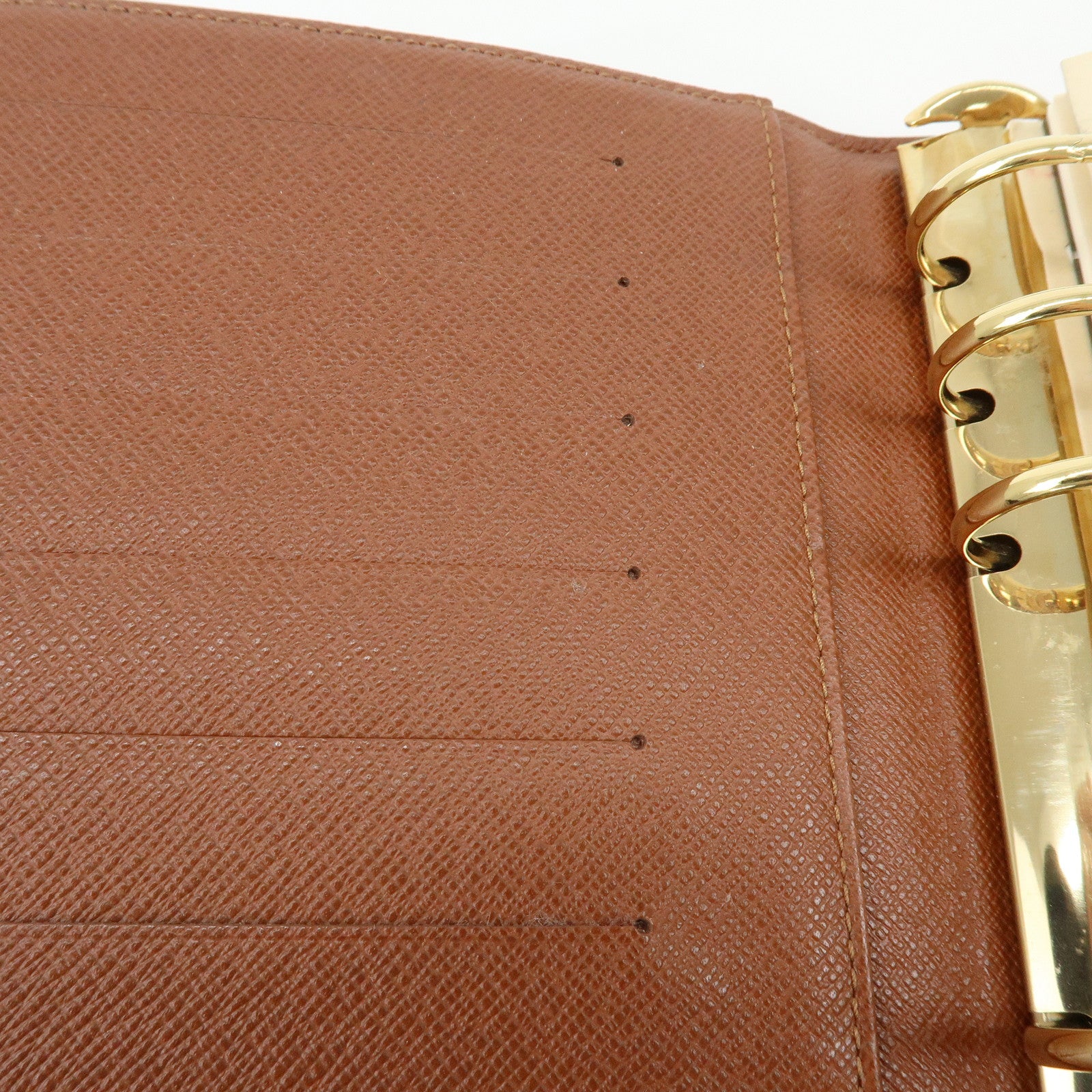 Louis Vuitton Monogram Agenda MM Planner Cover Brown R20004
